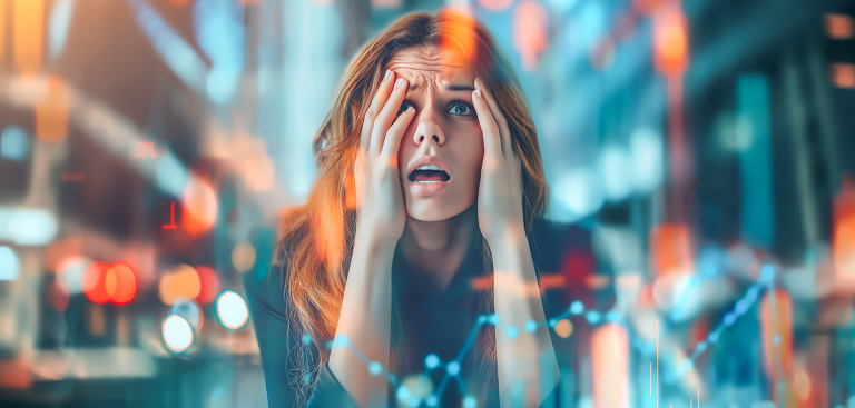 Börsencrash Angst Frau Foto: Anthichada/AdobeStock