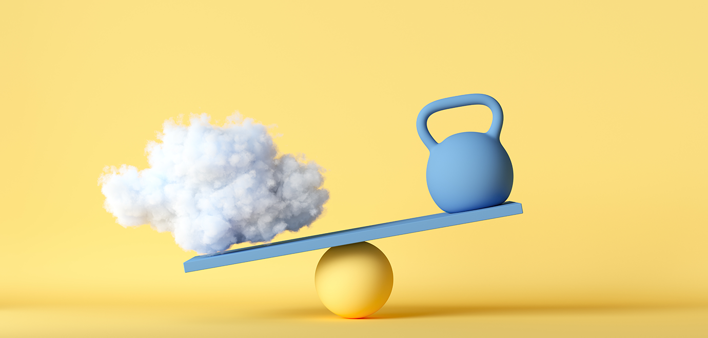 Foto: NeoLeo/AdobeStock Waage Wolke Gewicht