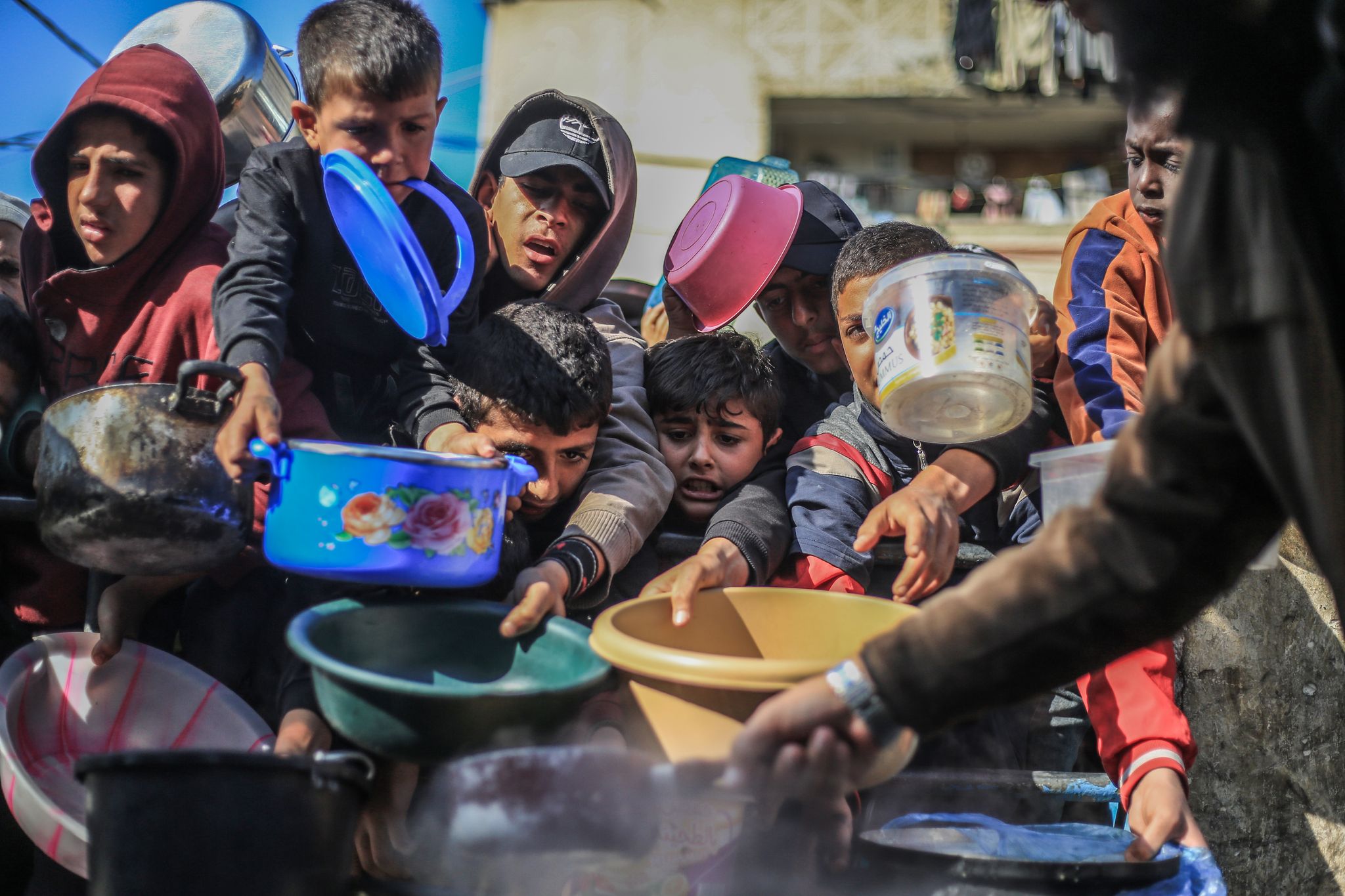 Die Not im Gazastreifen ist groß, viele Kinder leiden unter Mangelernährung. (Archivbild)