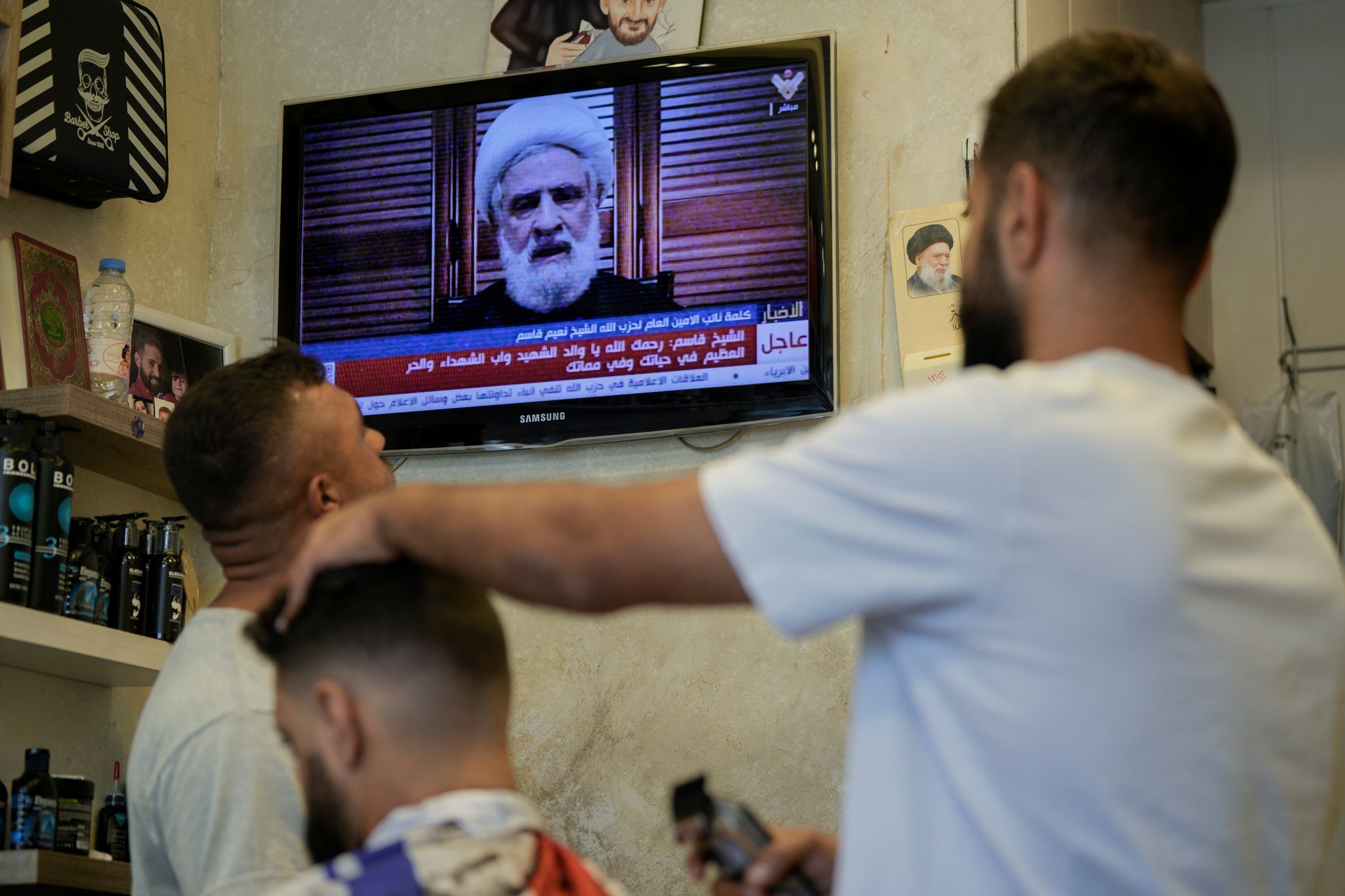 Naim Kassim zeigte sich seit der Tötung von Hisbollah-Chef Nasrallah mehrfach im Fernsehen. (Archivbild)