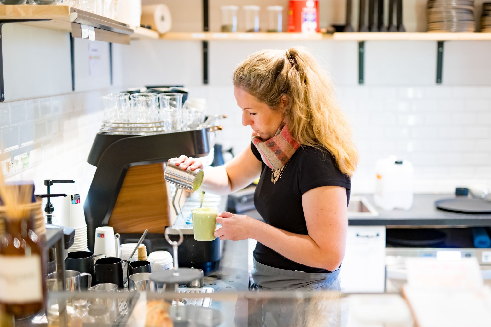 Ein Traum, den viele verfolgen: Julia Strasser betreibt in München ein eigenes Café - das «Barista Sistar».