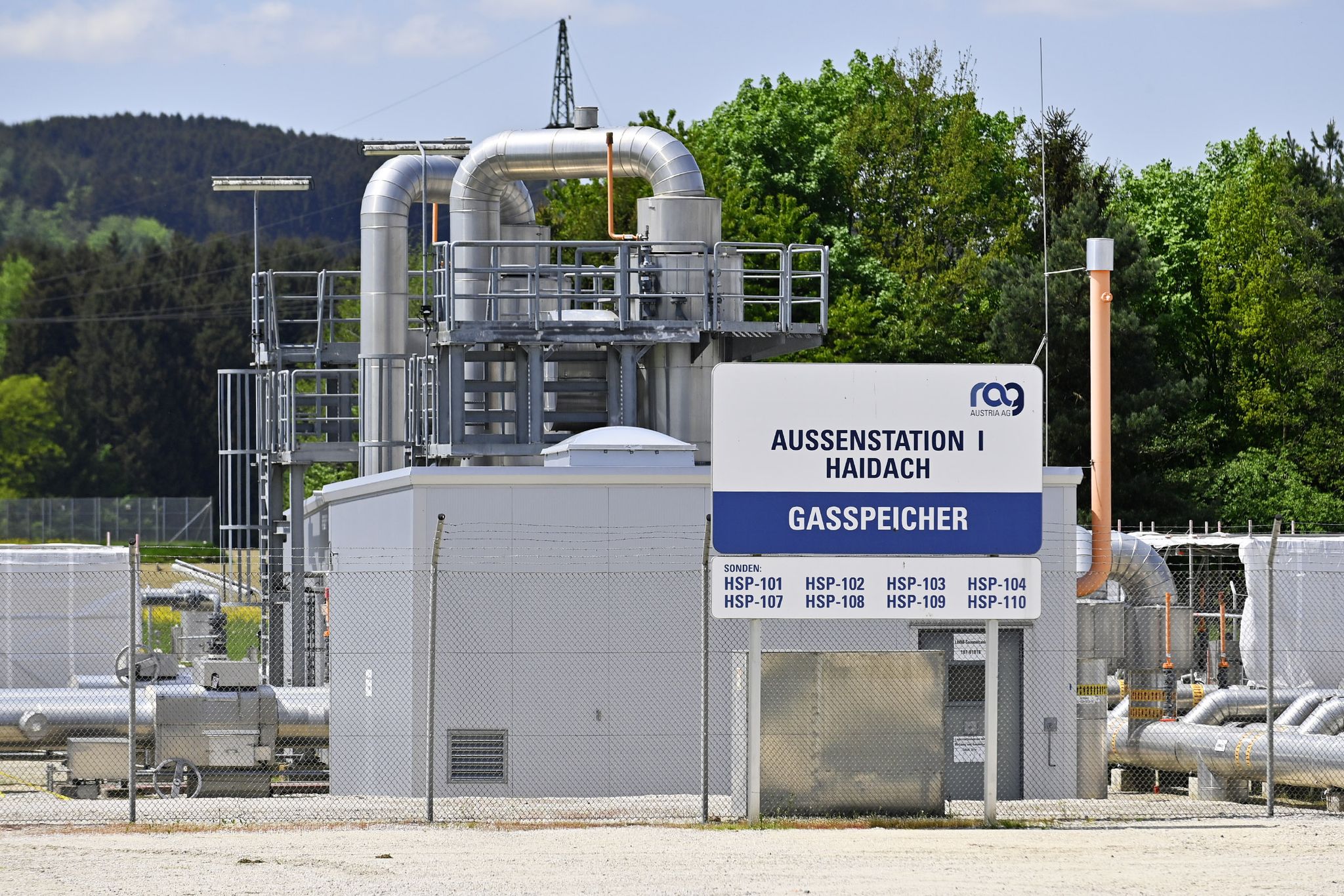 Der riesige Gas-Speicher in Haidach ist ein wichtiger Baustein der Versorgungssicherheit in Österreich