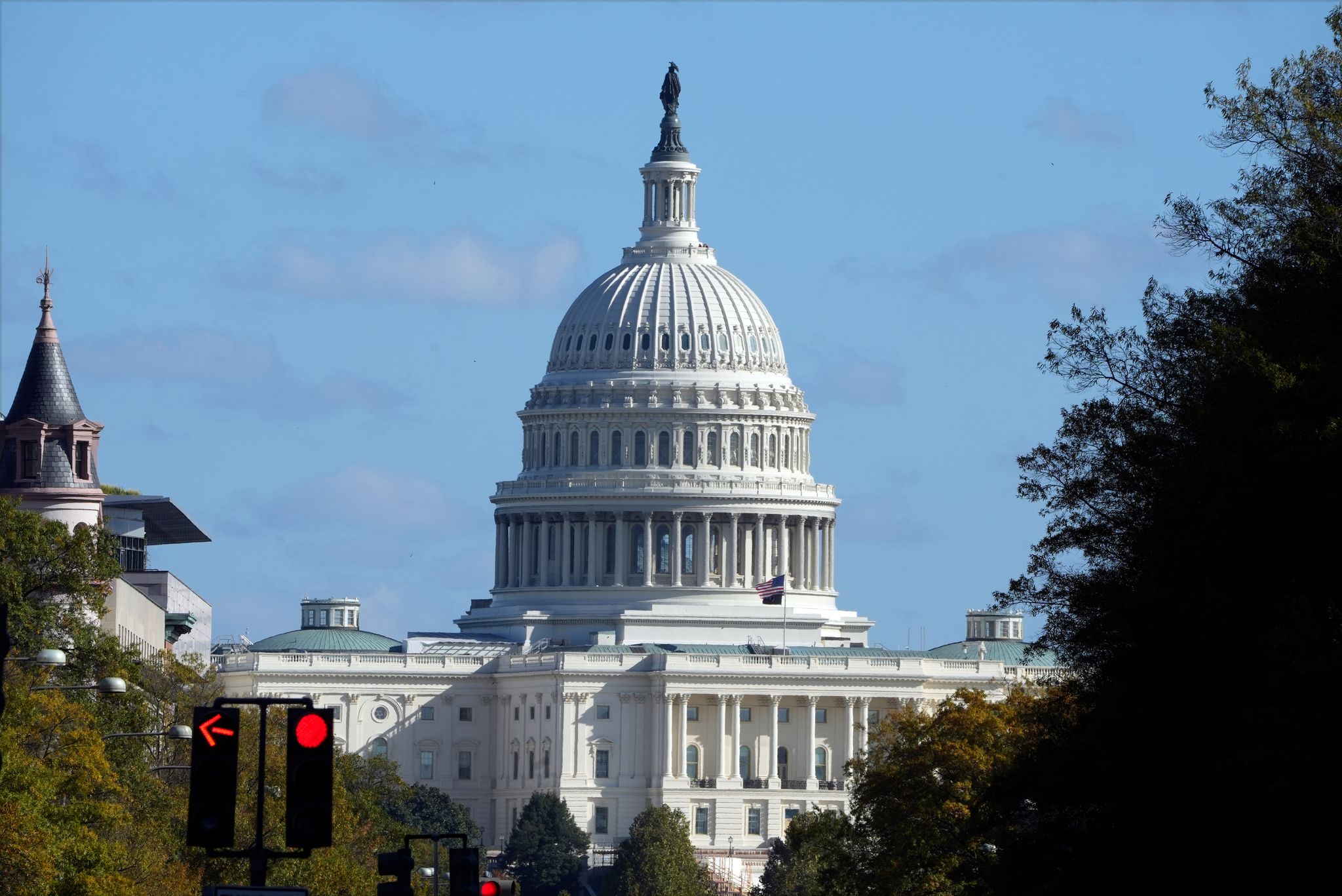 Blick auf das Kapitol in der US-Hauptstadt Washington.