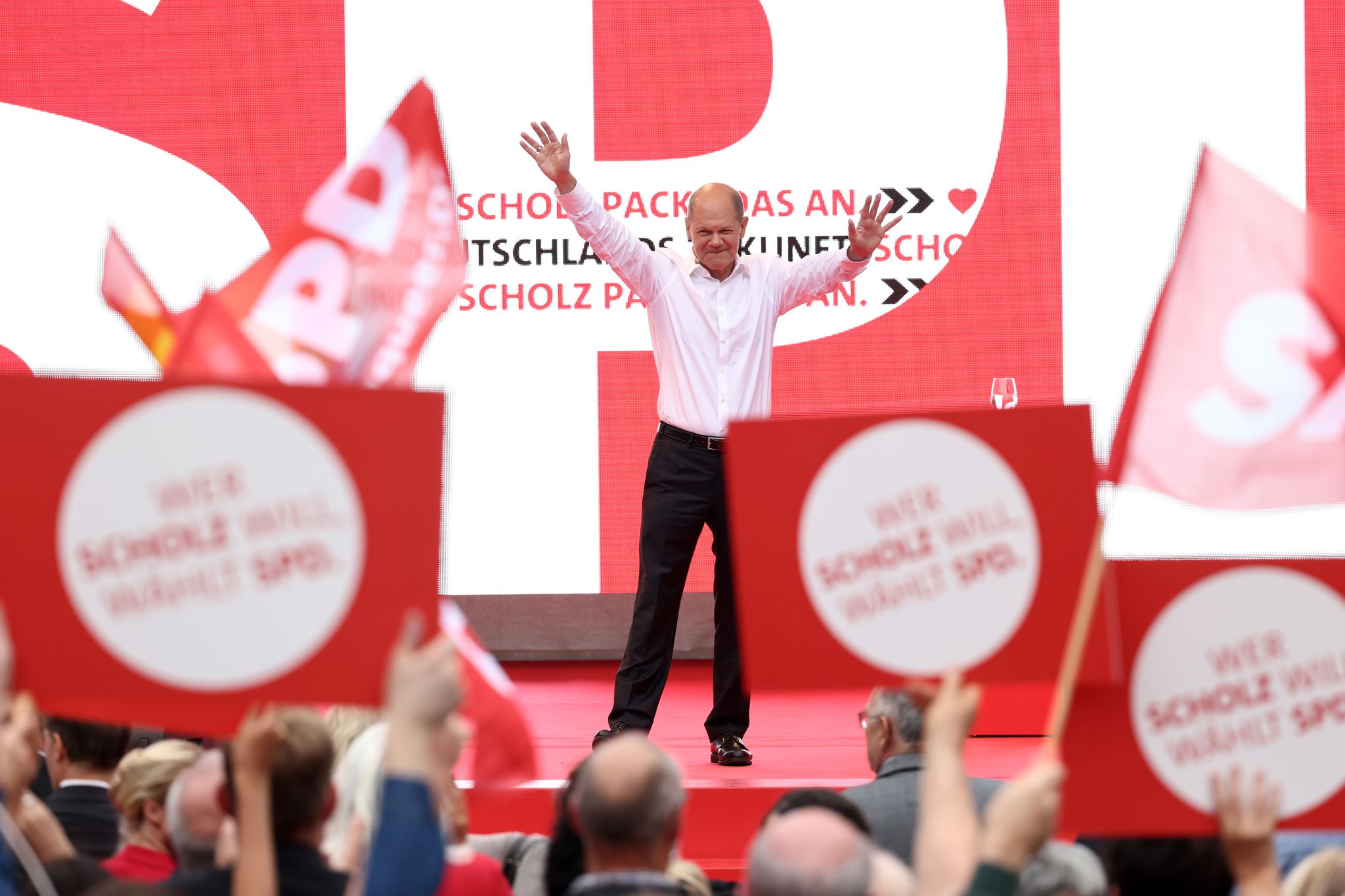 Kanzler Scholz soll die SPD bei der Bundestagswahl wieder zur stärksten Partei machen. (Archivbild)