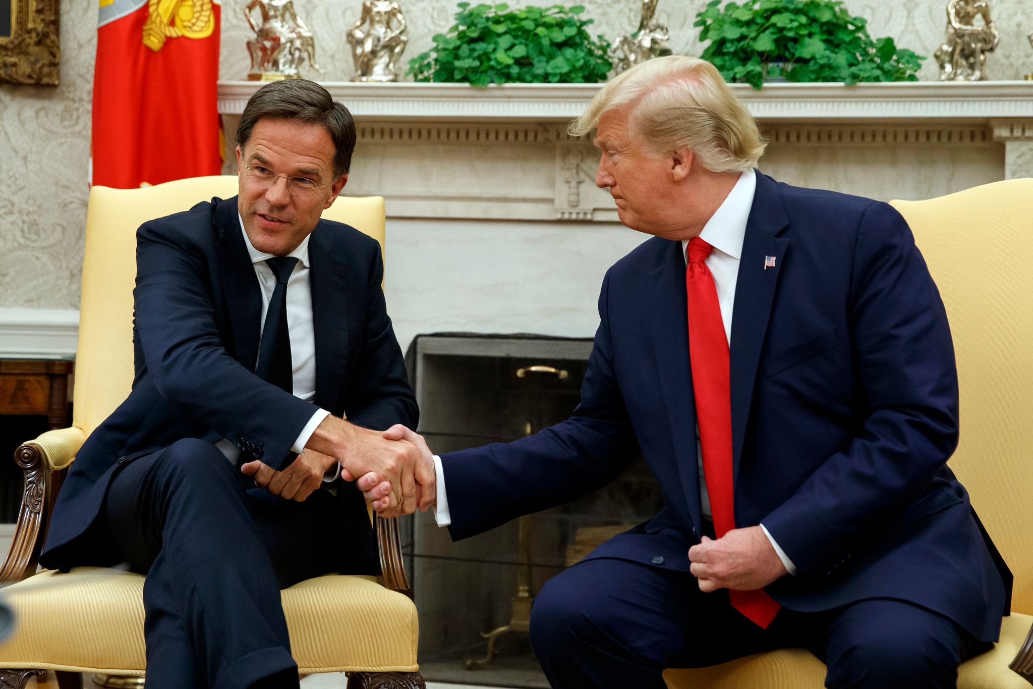 Als niederländischer Regierungschef traf Rutte Trump bereits häufiger. (Archivbild zur Illustration)