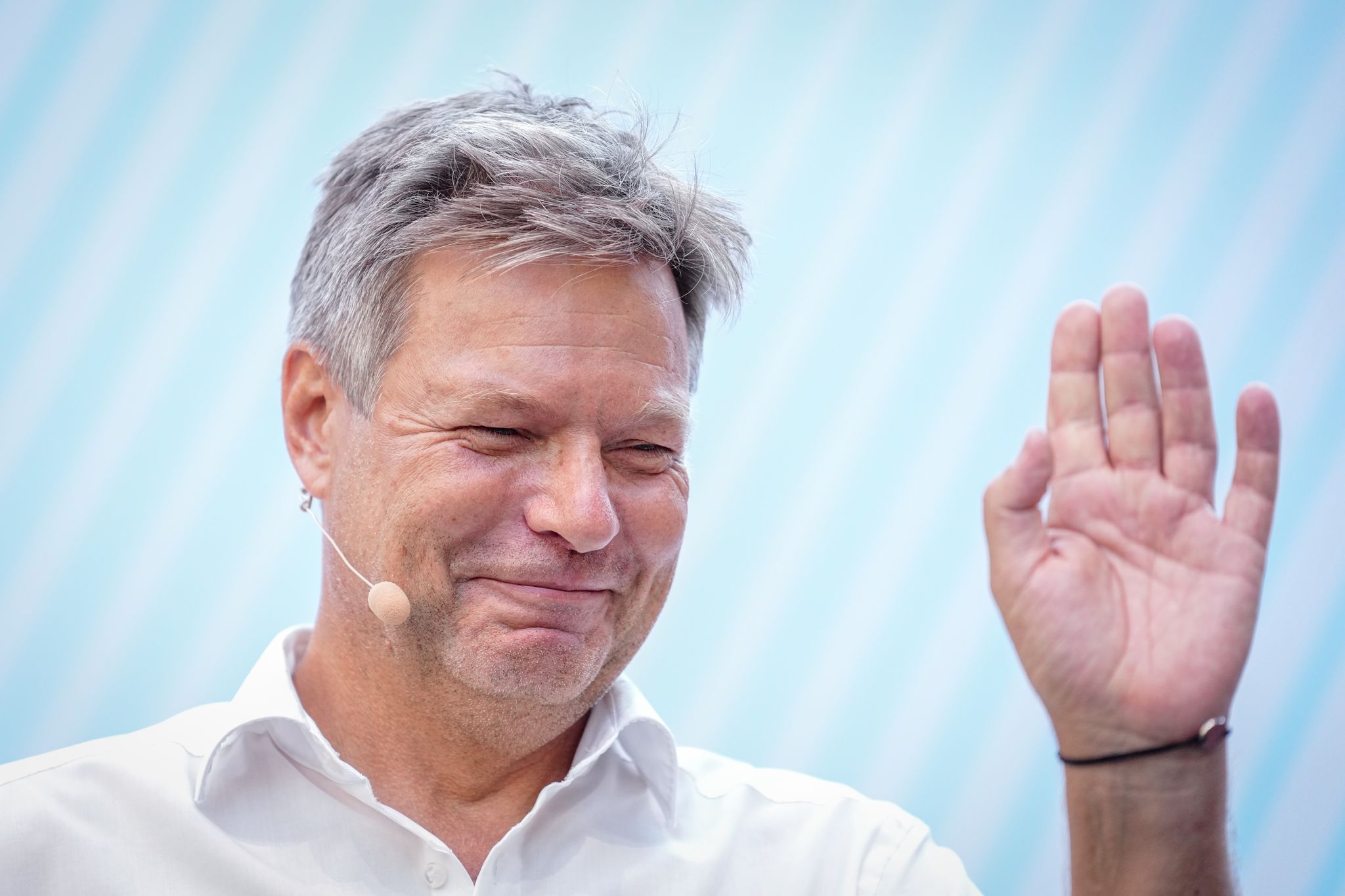 Robert Habeck will zu Bürgerinnen und Bürgern nach Hause kommen. (Archivbild)