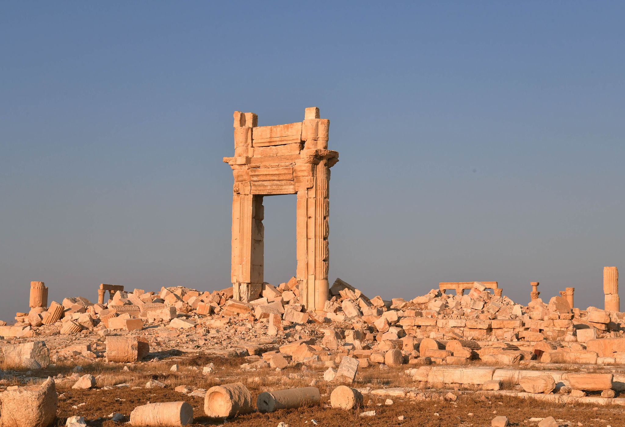 Die Angriffe sollen Ziele in der Nähe des historischen Teils der Stadt Palmyra getroffen haben. (Archivbild)