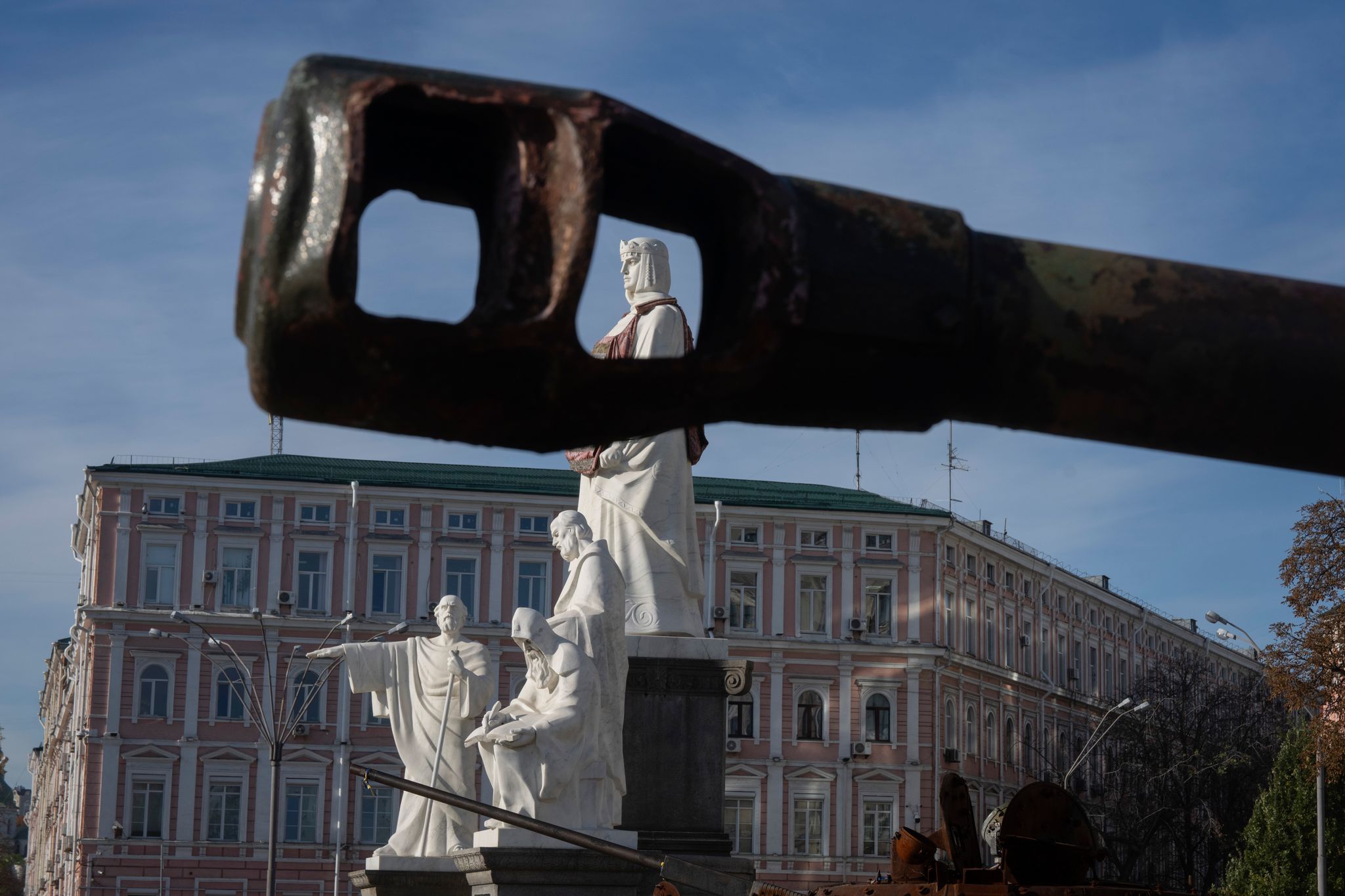 Der Krieg ist spürbar in Kiew, auch weil die ukrainische Hauptstadt immer wieder Ziel russischer Drohnenangriffe ist. (Archivbild)