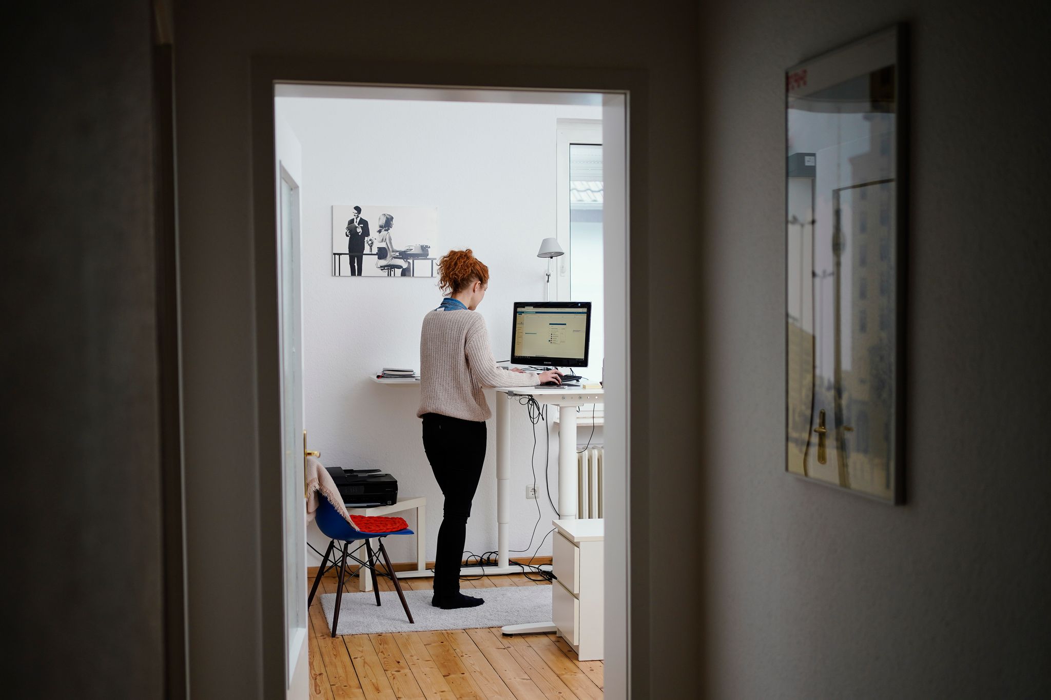 19 Prozent der Beschäftigten geben zu, gelegentlich von zu Hause zu arbeiten, um das eigene Arbeitspensum hinunterzuschrauben.