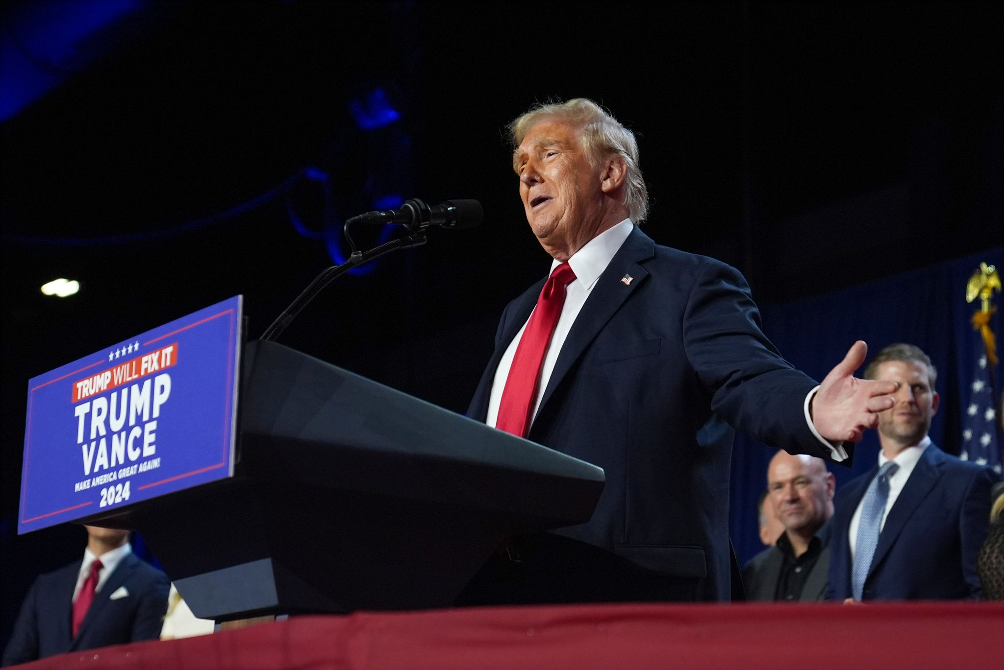 Trump bereitet sich auf den Wiedereinzug ins Weiße Haus vor.