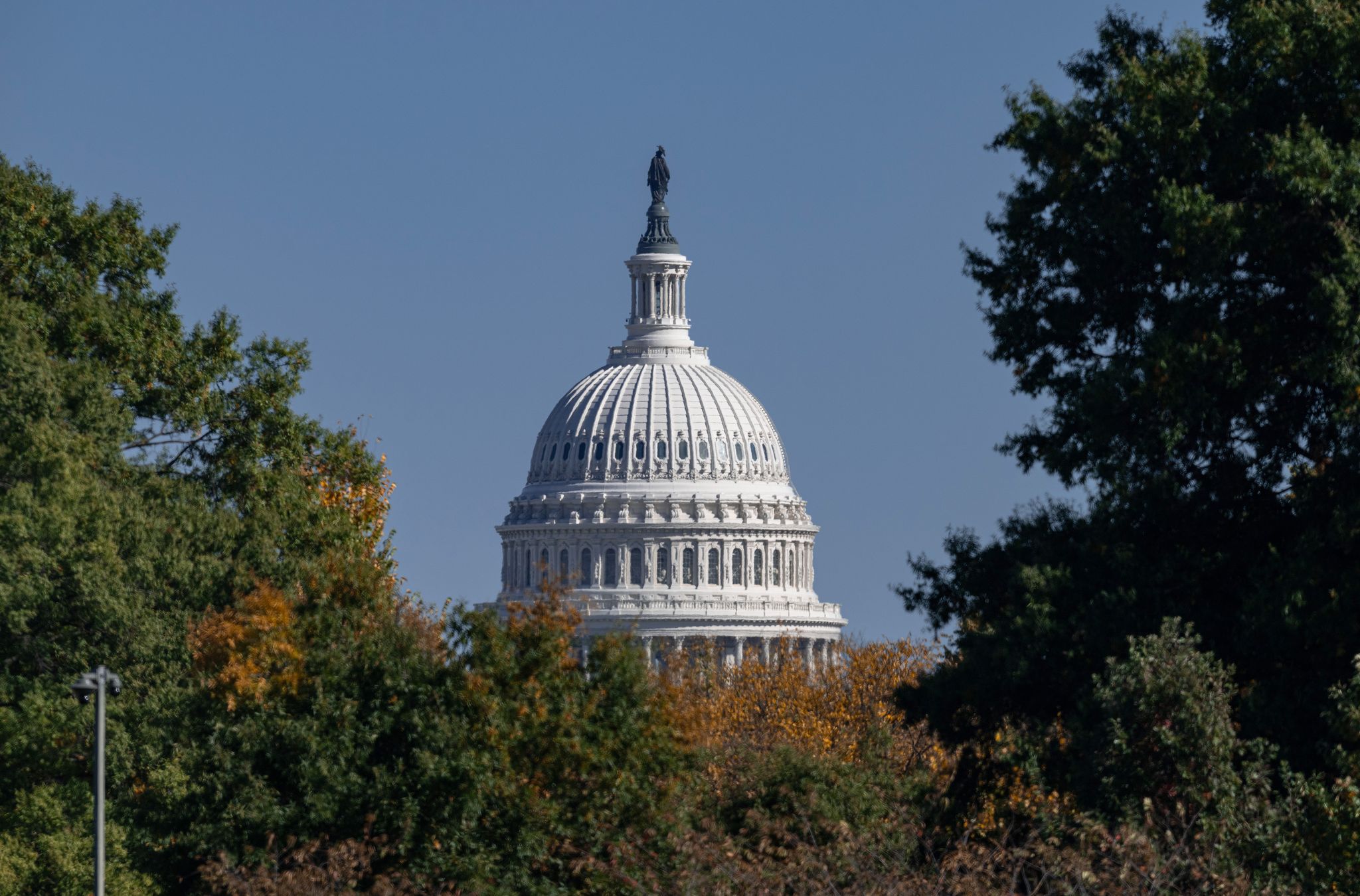 Blick auf das Kapitol in der US-Hauptstadt Washington.