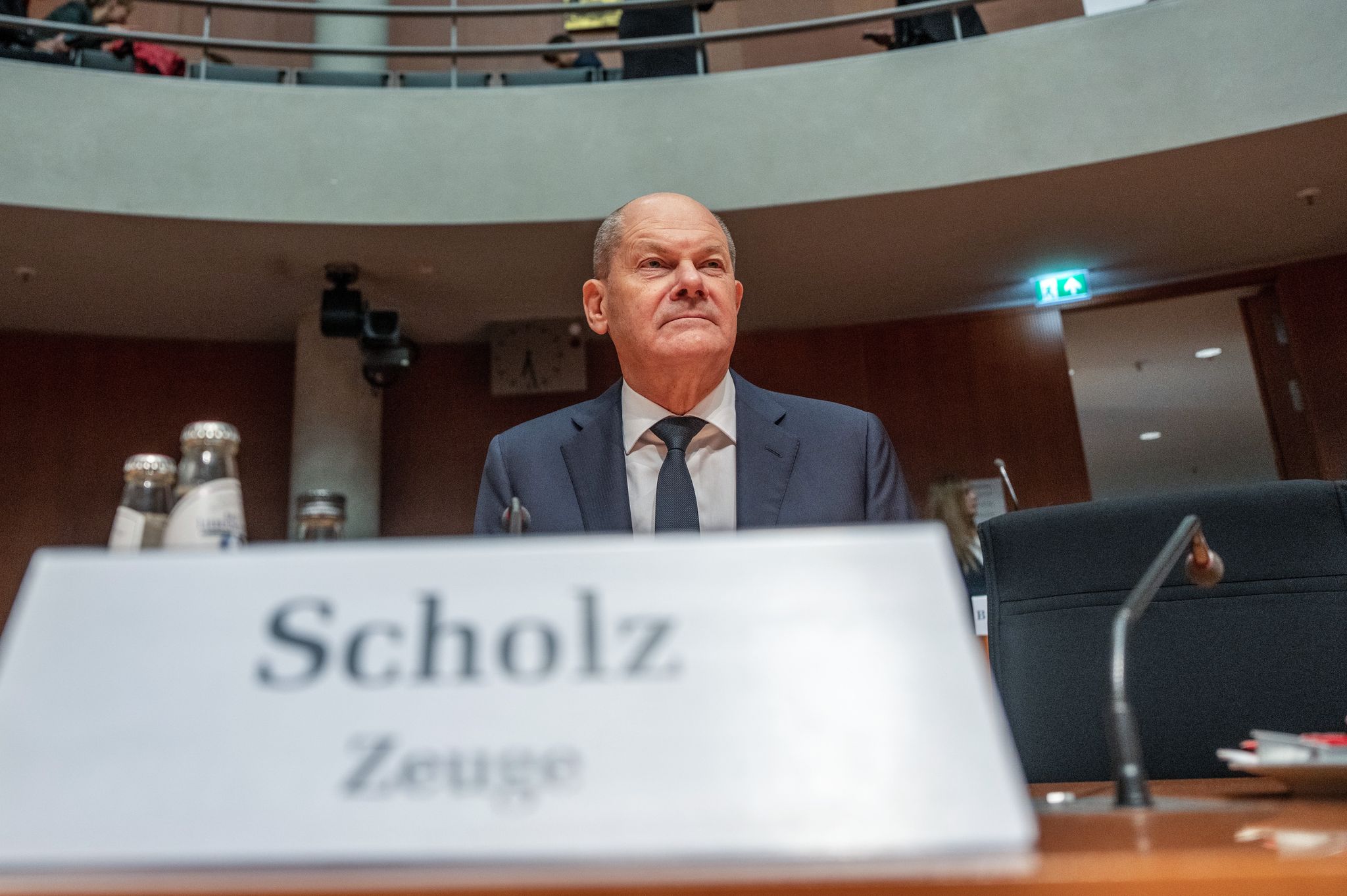 Bundeskanzler Olaf Scholz (SPD) wird im Afghanistan-Untersuchungsausschuss als Zeuge befragt.