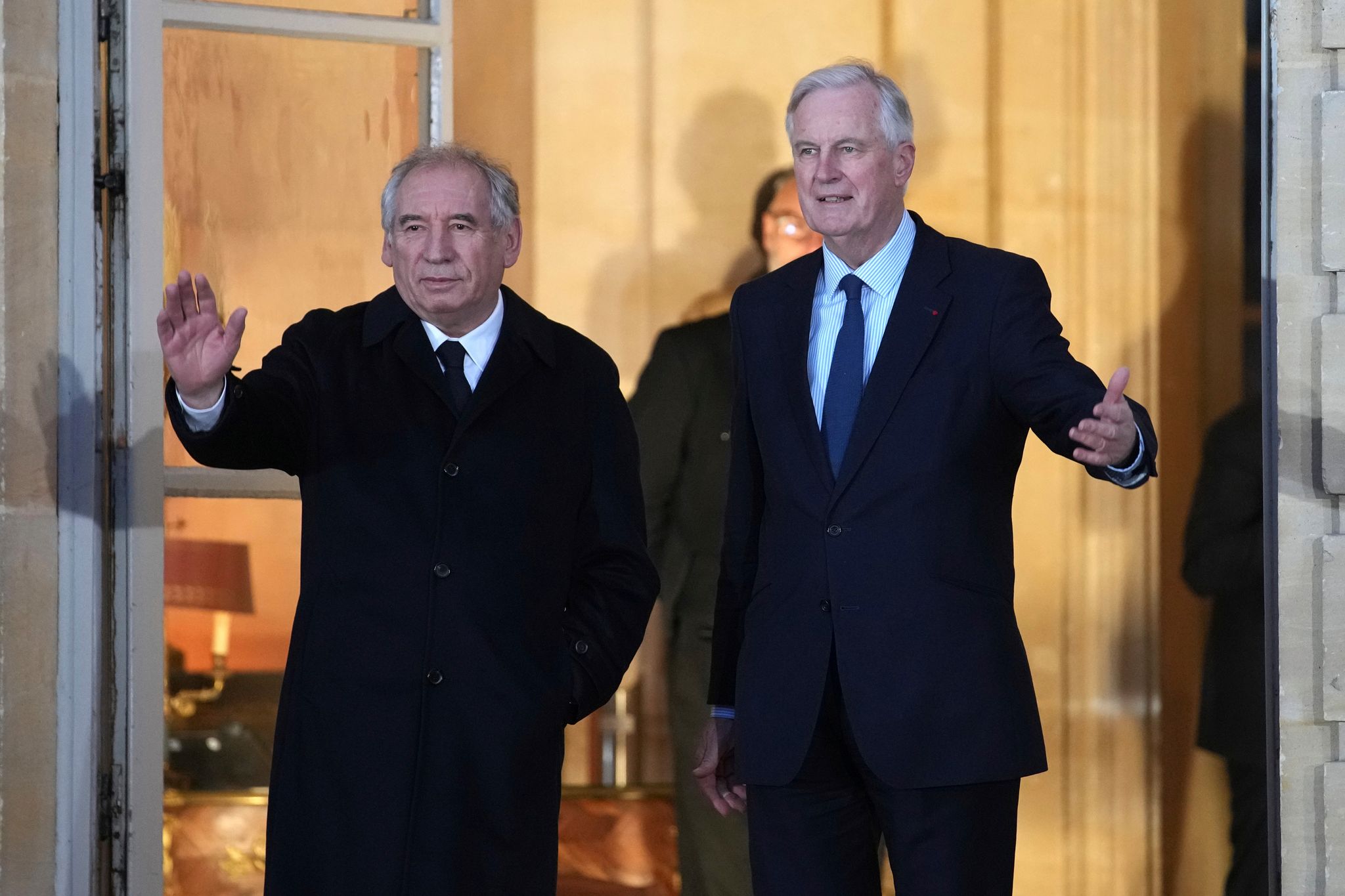 Innerhalb eines Jahres hat Frankreich nun mit Bayrou (links) seinen vierten Premier.