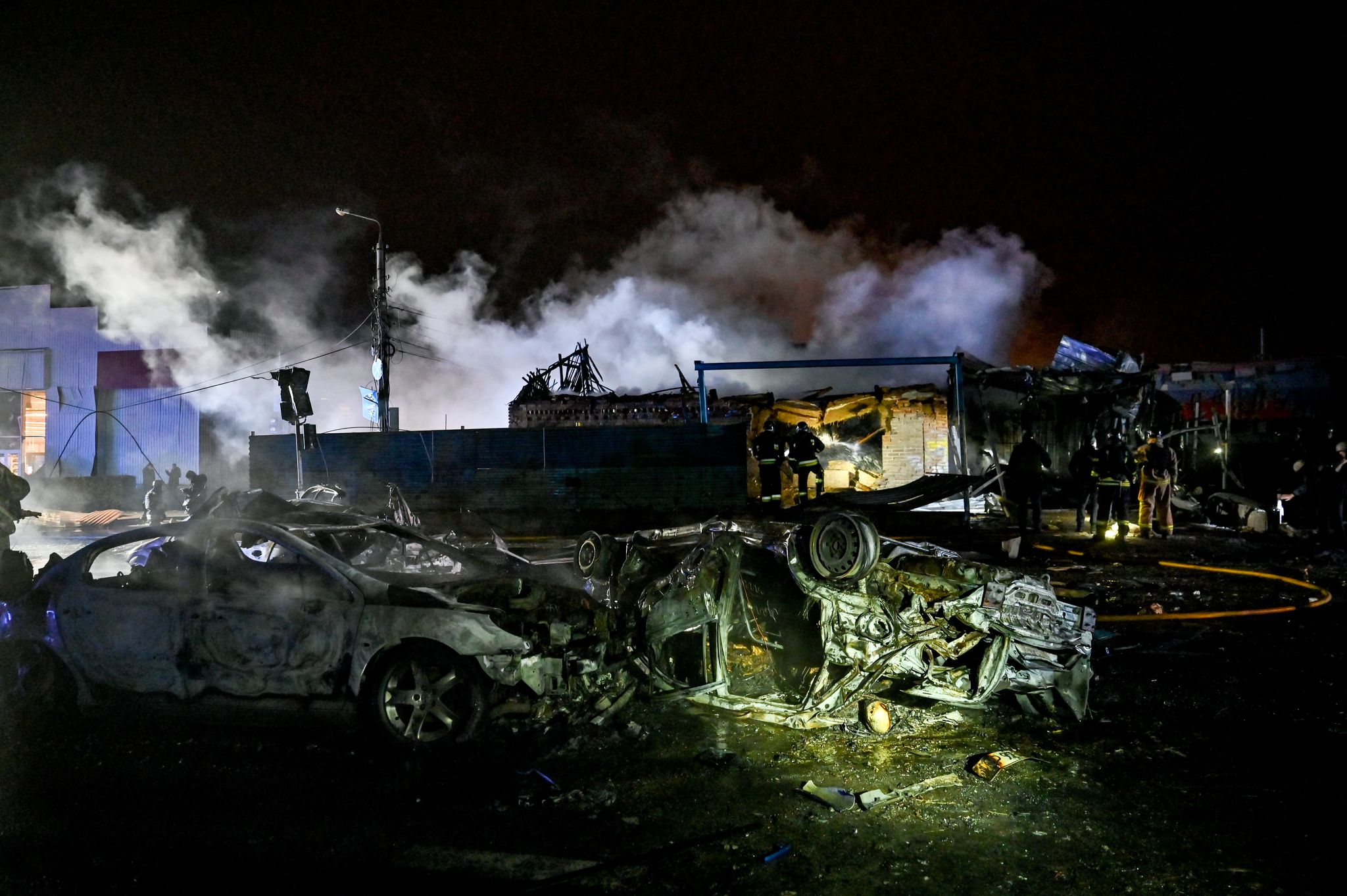 Die südostukrainische Industriestadt Saporischschja ist regelmäßig Ziel russischer Angriffe mit Gleitbomben und Raketen. (Archivbild)