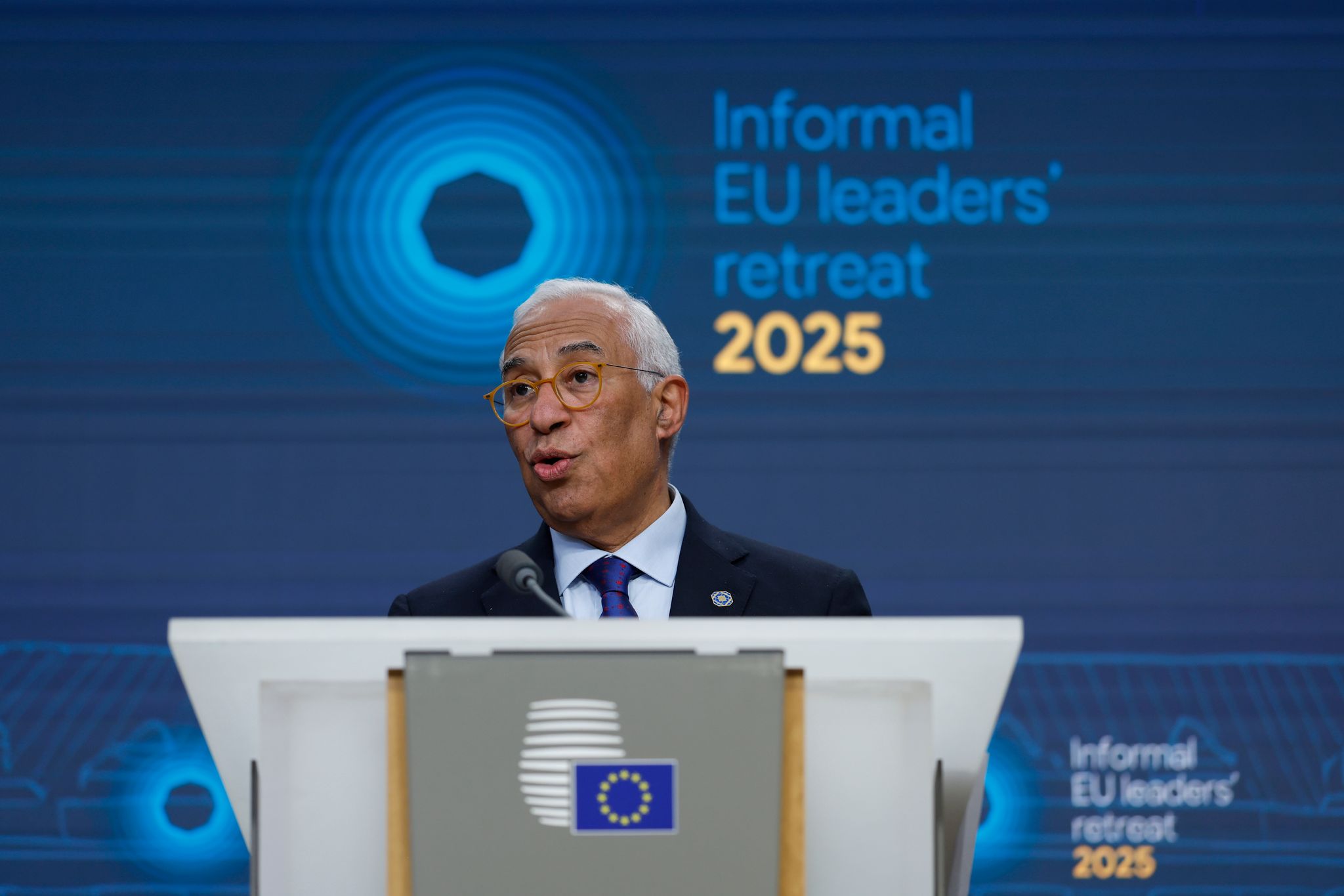 EU-Ratspräsident António Costa drängt angesichts hybrider Angriffe auf ein starkes europäisches Vorgehen.