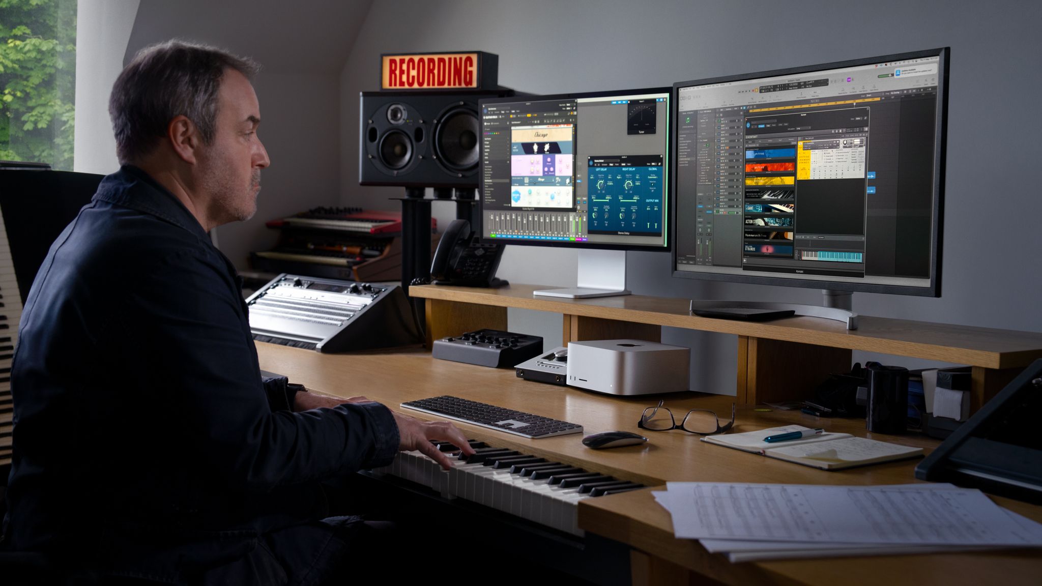 Den M4-Chip bekommt auch der Tisch-Computer Mac Studio, der besonders auf die Musik- und Videoproduktion ausgerichtet ist.