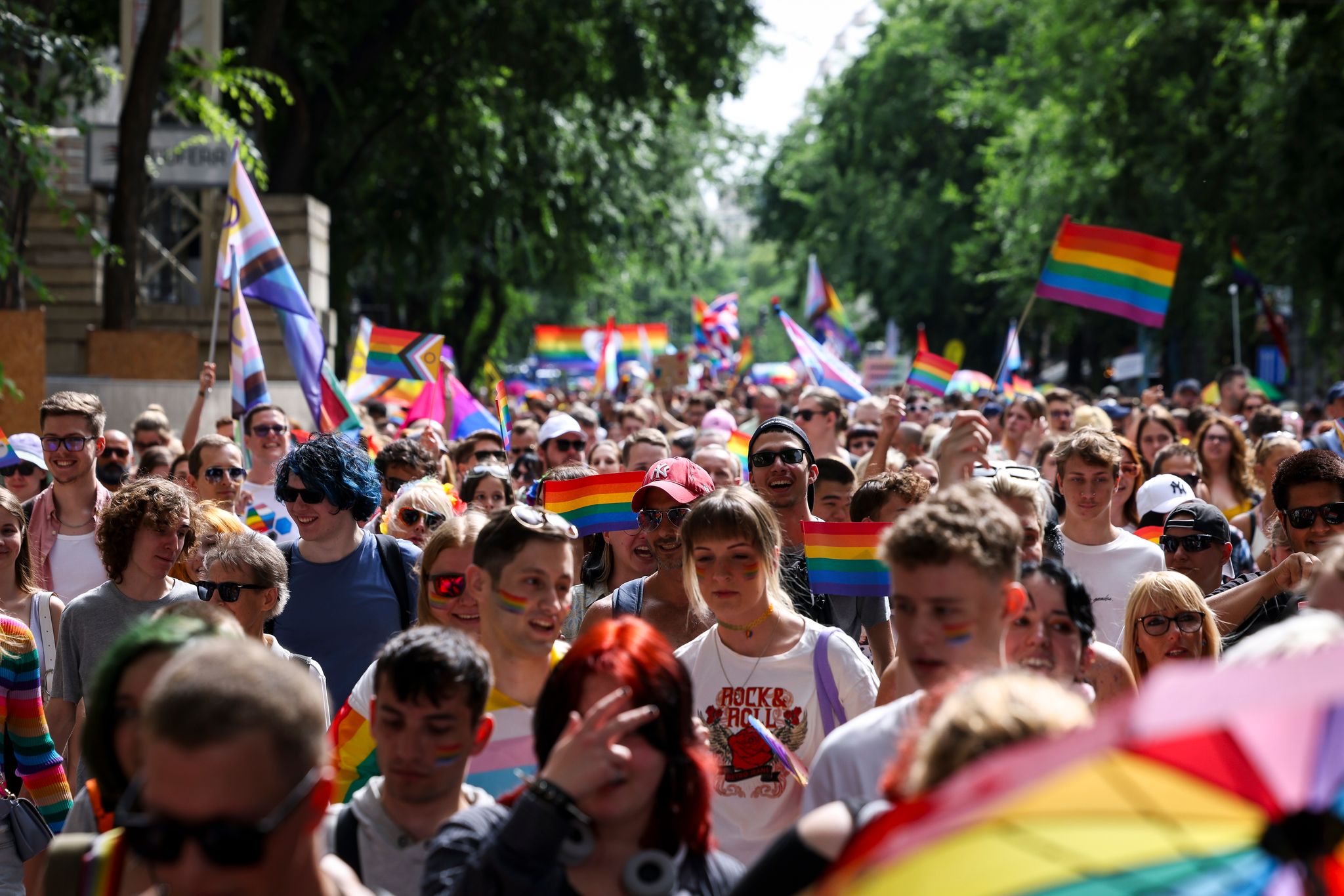 Die bisher alljährlichen Pride-Paraden, bei der für die Anerkennung nicht heterosexueller Lebensformen demonstriert wird, dürften in Ungarn bald der Vergangenheit angehören. Die rechtspopulistische Regierung will sie verbieten. (Archivbild)