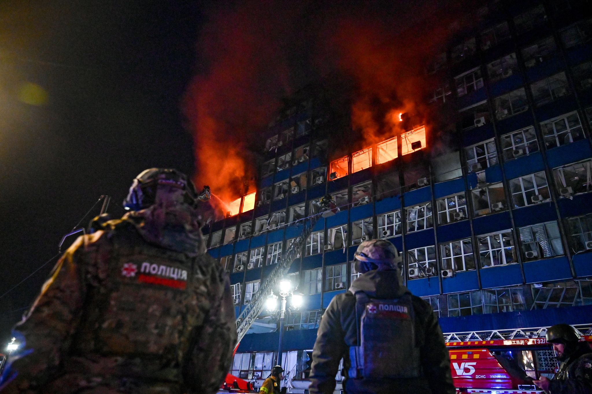 Russische Luftangriffe zerstören täglich auch zivile Objekte in der Ukraine. (Archivbild)