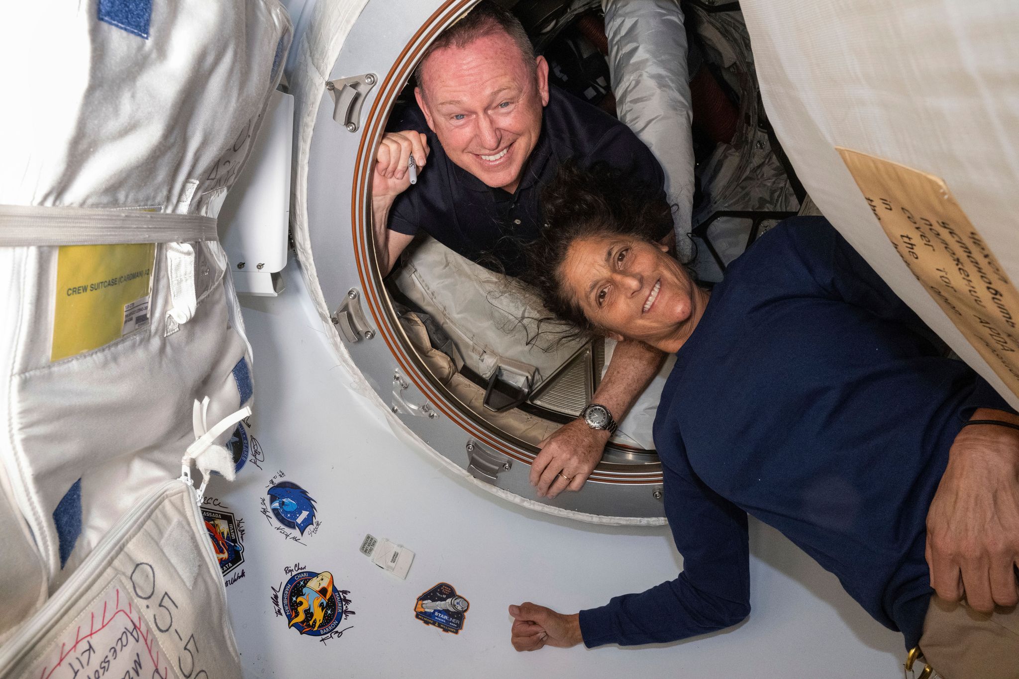 Barry Wilmore und Suni Williams gelten als erfahrene Astronauten.