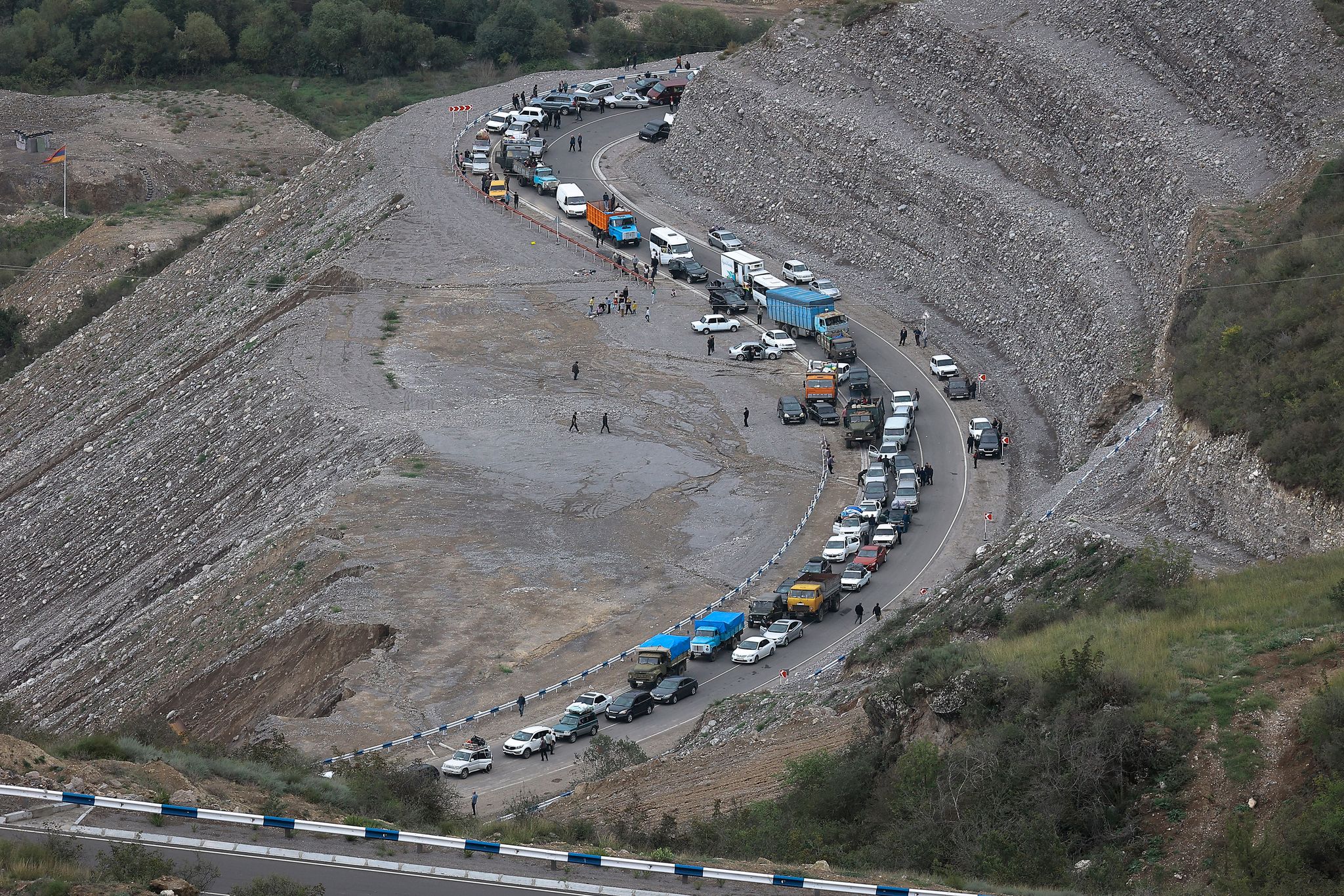 Im September 2023 brachten aserbaidschanische Truppen die Konfliktregion Berg-Karabach wieder unter ihre Kontrolle - mehr als 100.000 Karabach-Armenier flohen. (Archivbild)