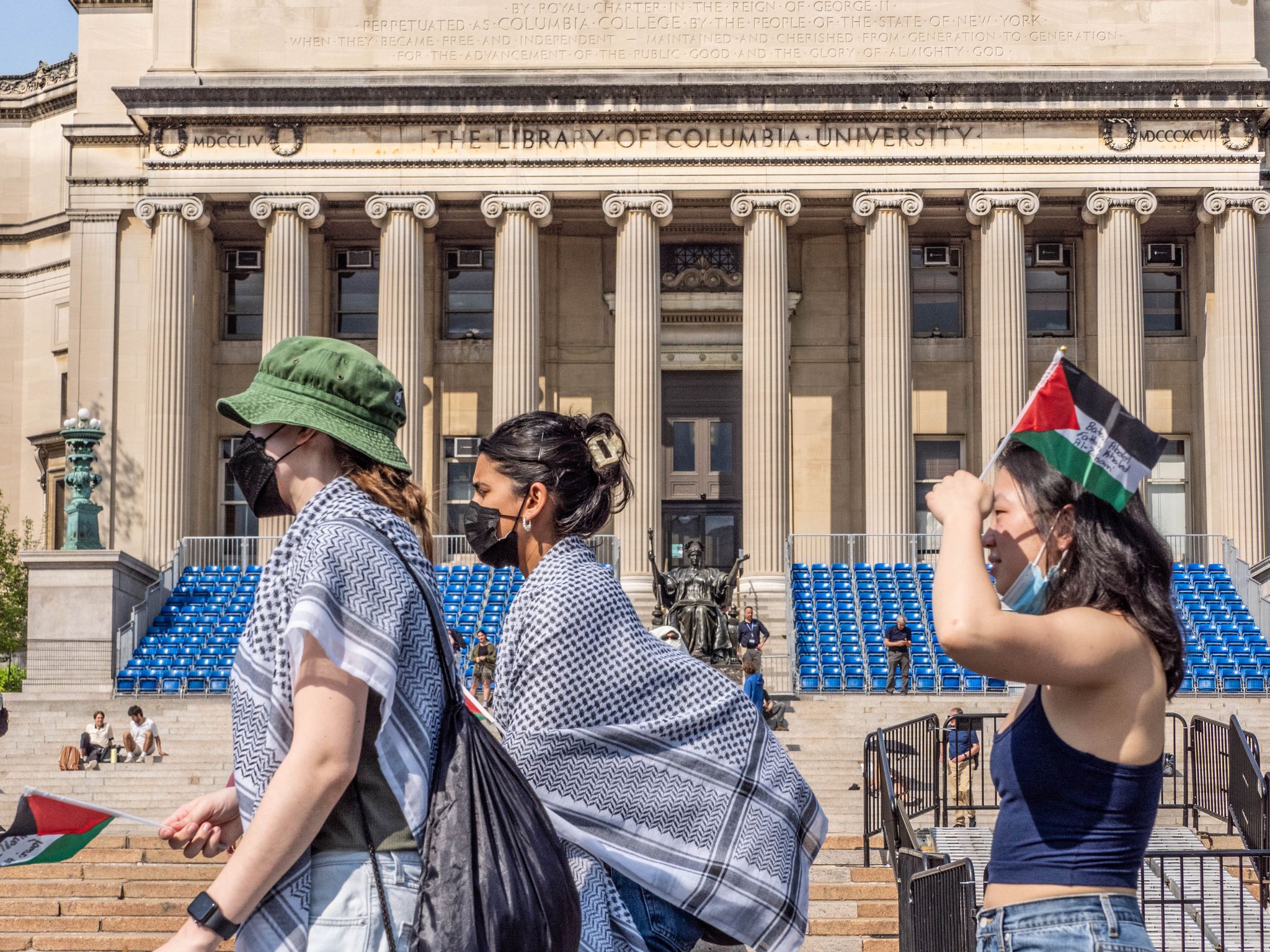 An der Columbia University in New York gab es propalästinensische Proteste. (Archivbild)