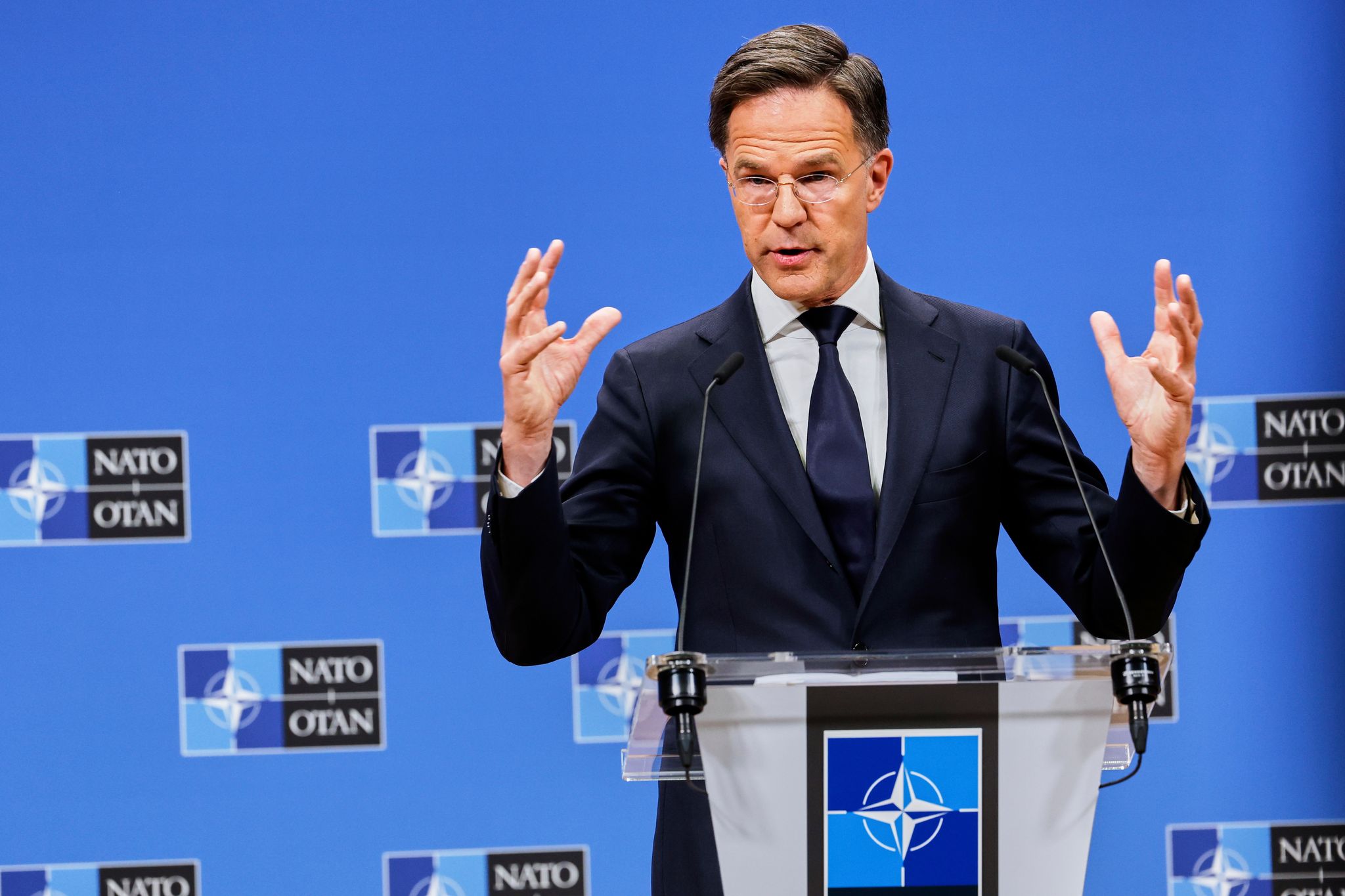 Nato-Chef Rutte warnt vor russischen Atomwaffen im Weltall, die Satelliten abschießen könnten. (Archivbild)