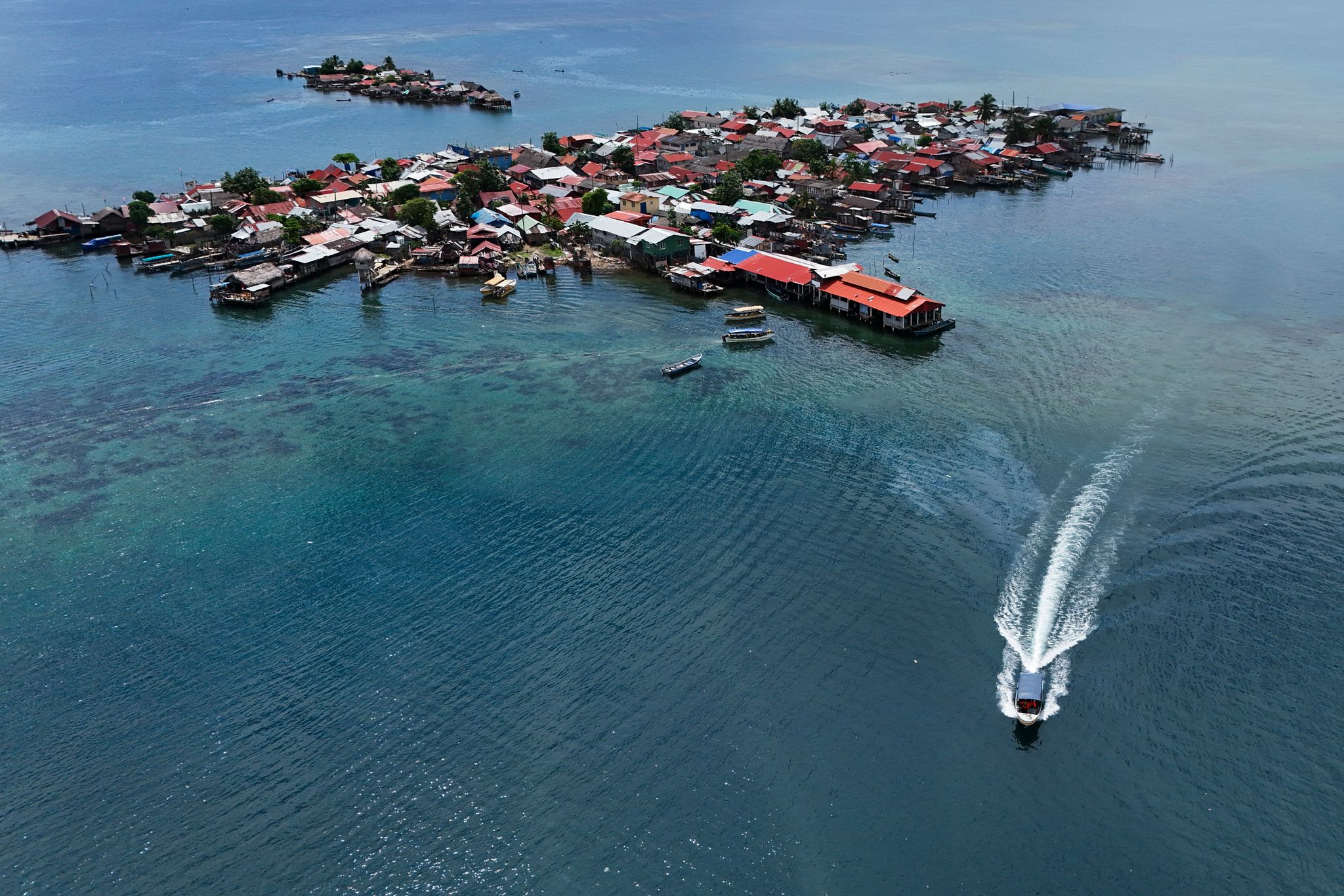 Die Insel Gardí Sugdub («Krabbeninsel») droht wegen des Klimawandels im Meer zu versinken.