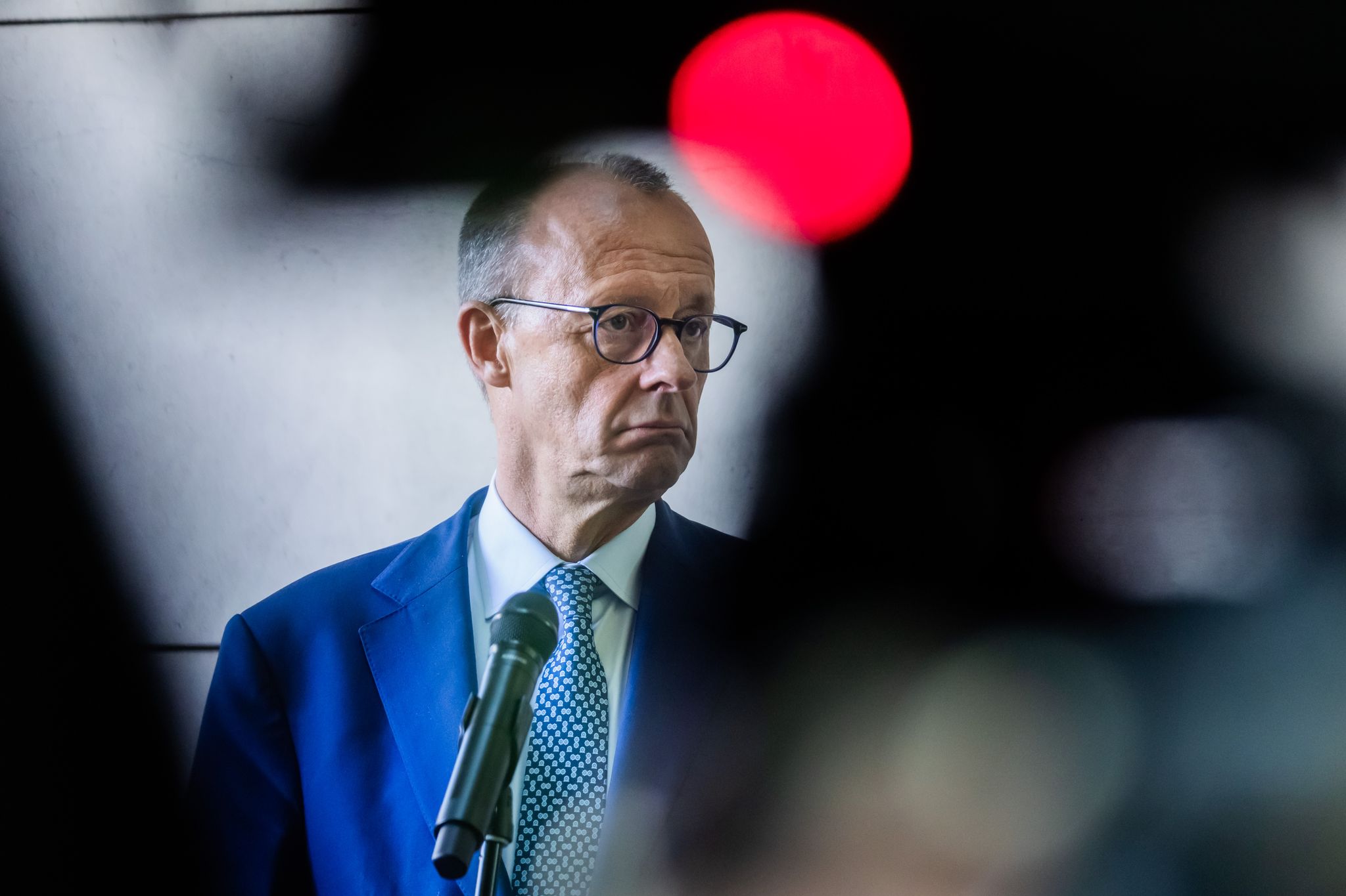 Für Friedrich Merz sind die Umfragen ein Dämpfer. (Archivbild)
