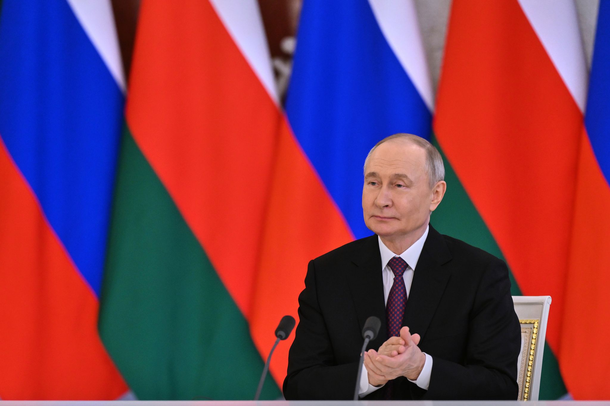 Kremlchef Putin hat eine dreitägige Waffenruhe im Ukraine-Krieg verkündet. (Archivbild)