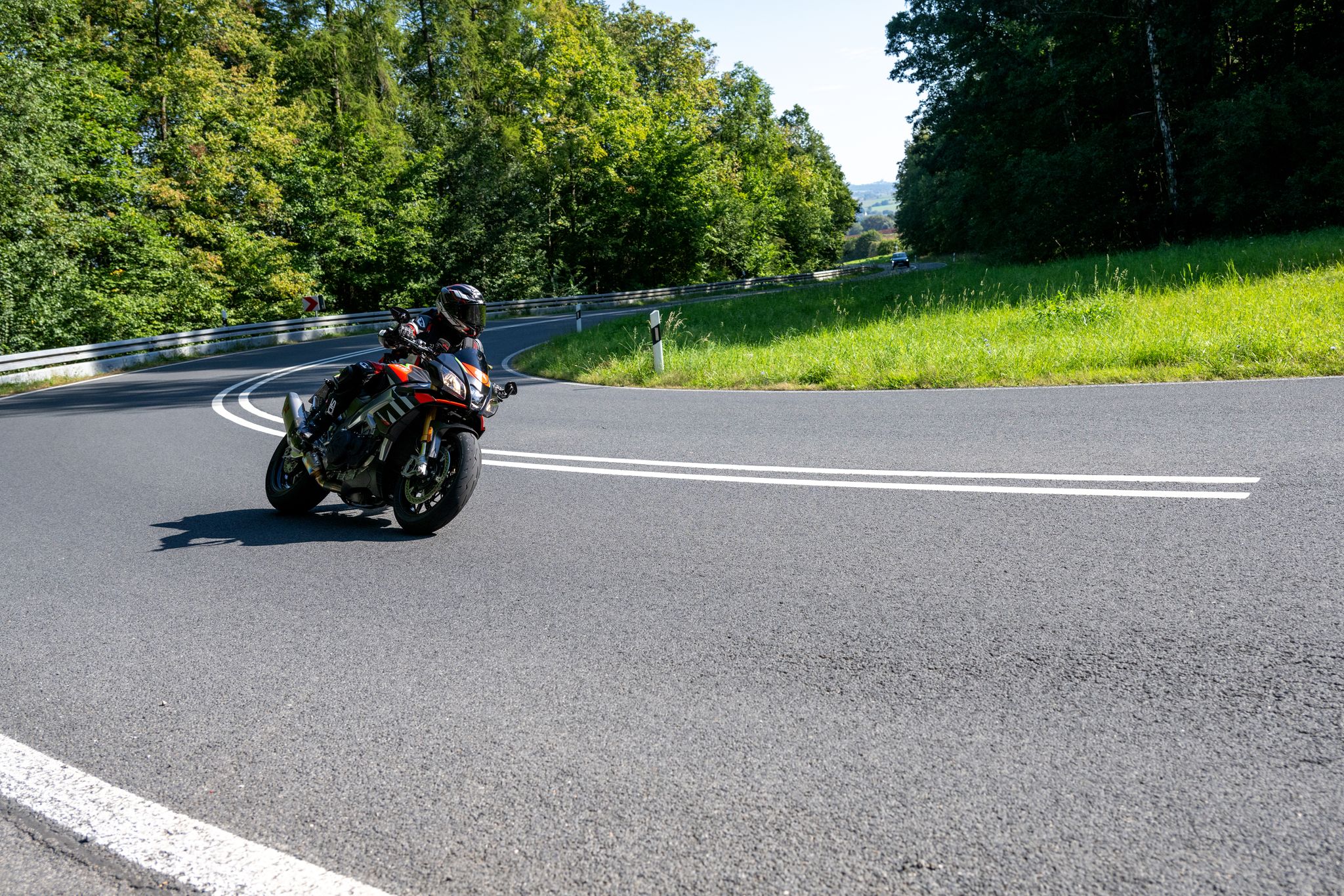 Motorradfahrer in Bayern - der Freistaat hat die höchste Dichte an zweirädrigen Kfz.