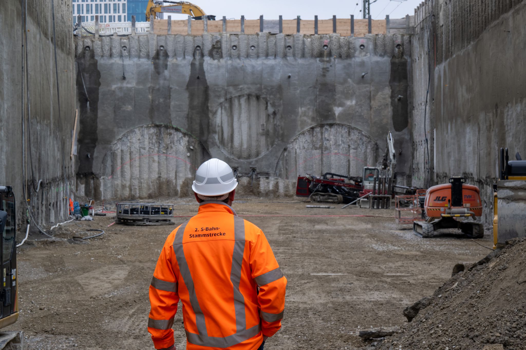 Für den Tiefbau geht es nach oben. (Archivbild)