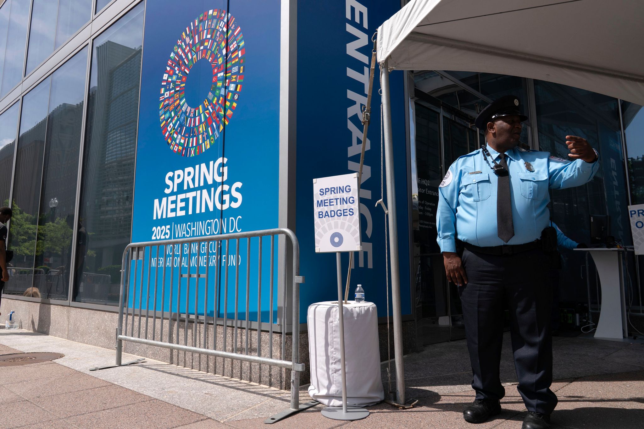 In der US-Hauptstadt Washington findet derzeit die Frühjahrstagung von IWF und Weltbank statt. (Archivbild)