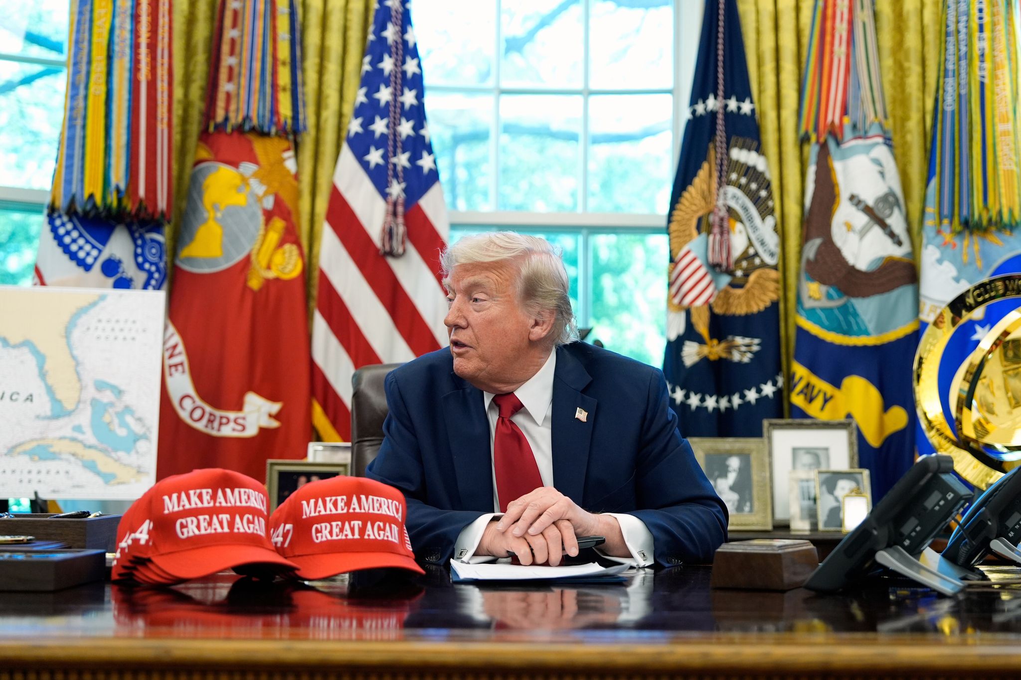 China und die USA sind laut Trump im täglichen Kontakt.