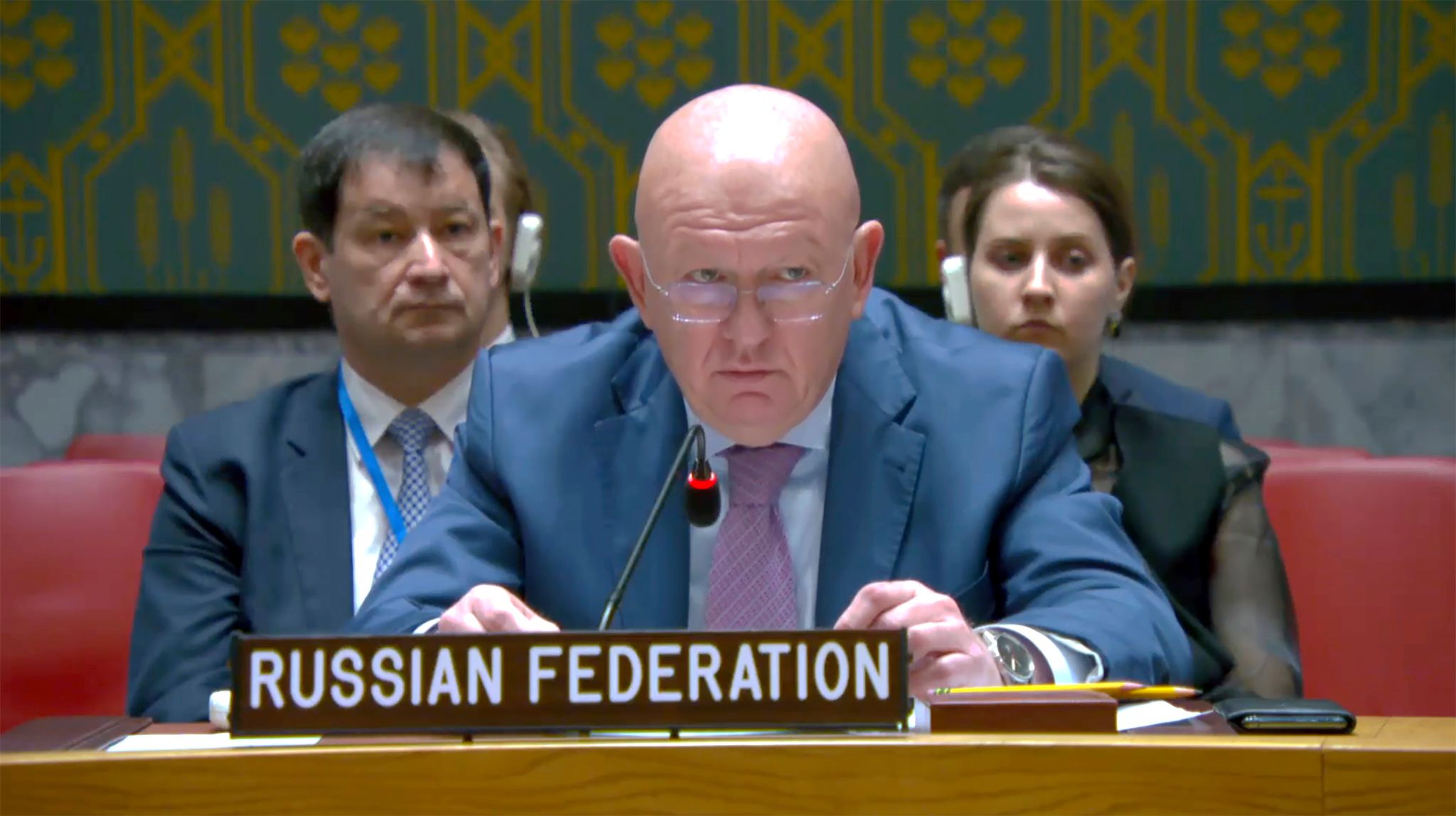 Russlands UN-Botschafter Nebensja dämpft Hoffnungen auf eine Waffenruhe in der Ukraine. (Archivbild)