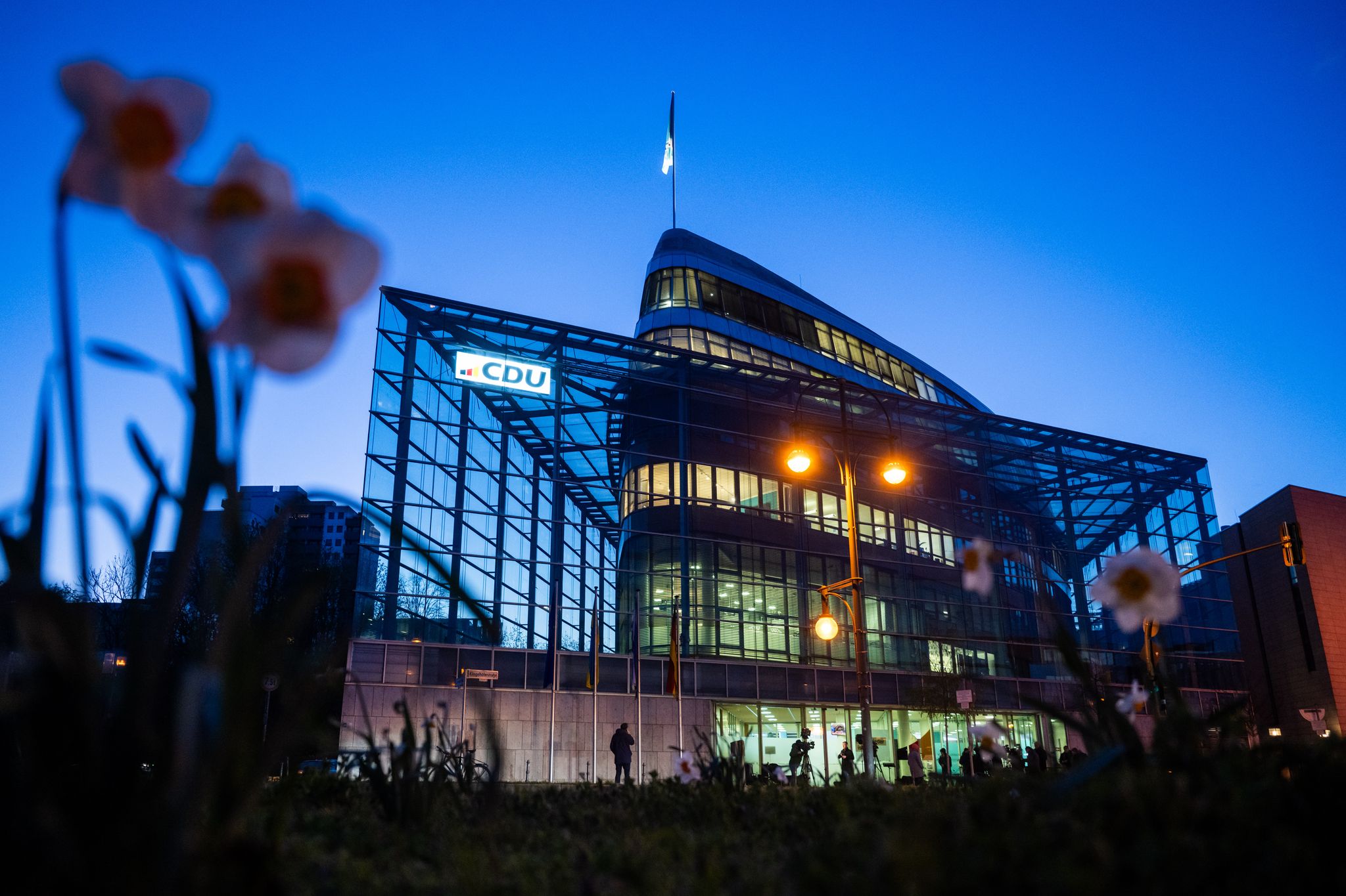 In der CDU-Zentrale finden die womöglich finalen Koalitionsgespräche statt.