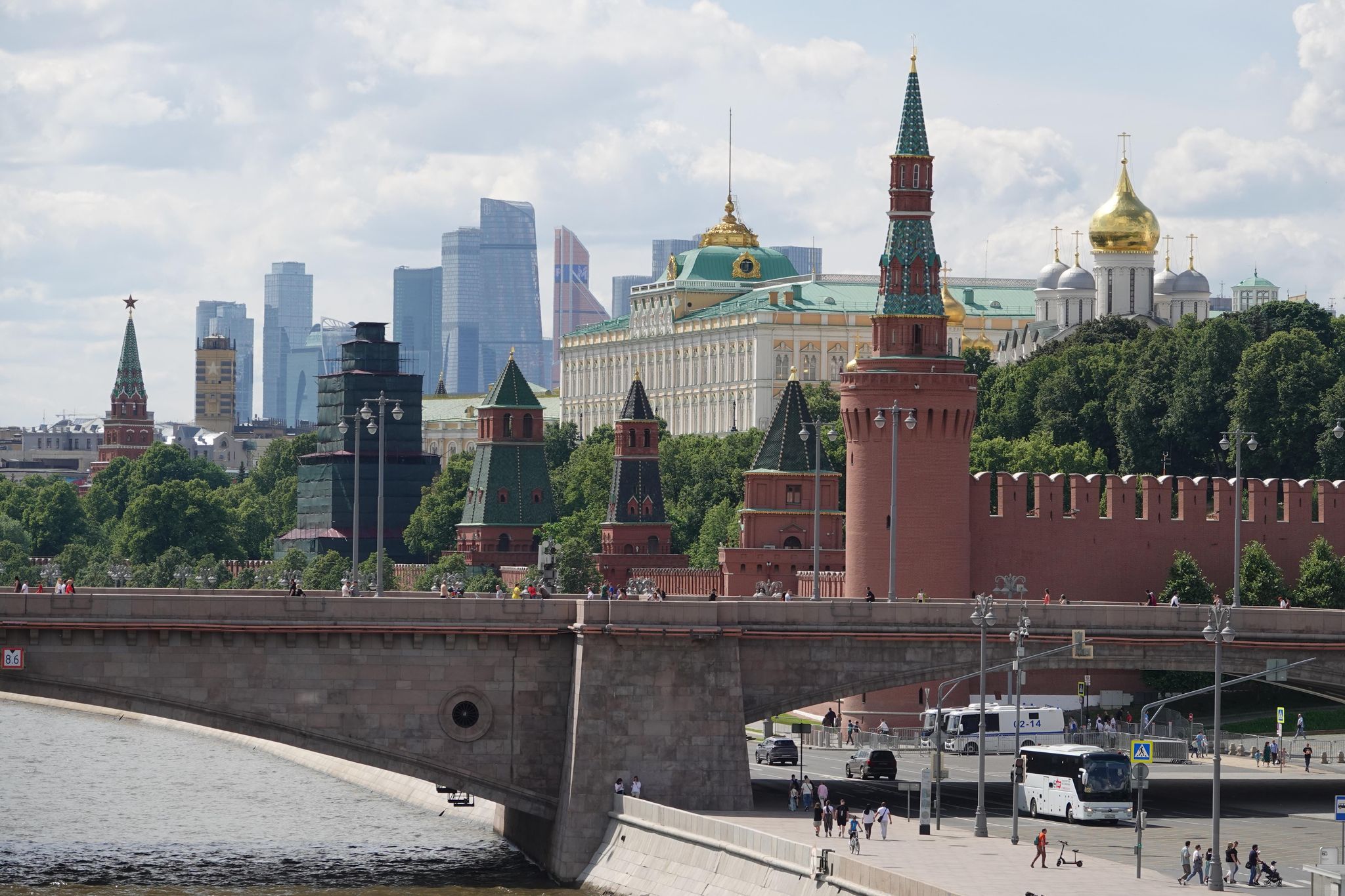 Moskau reagiert gelassen auf neue Sanktionsdrohungen des Westens. (Archivbild)
