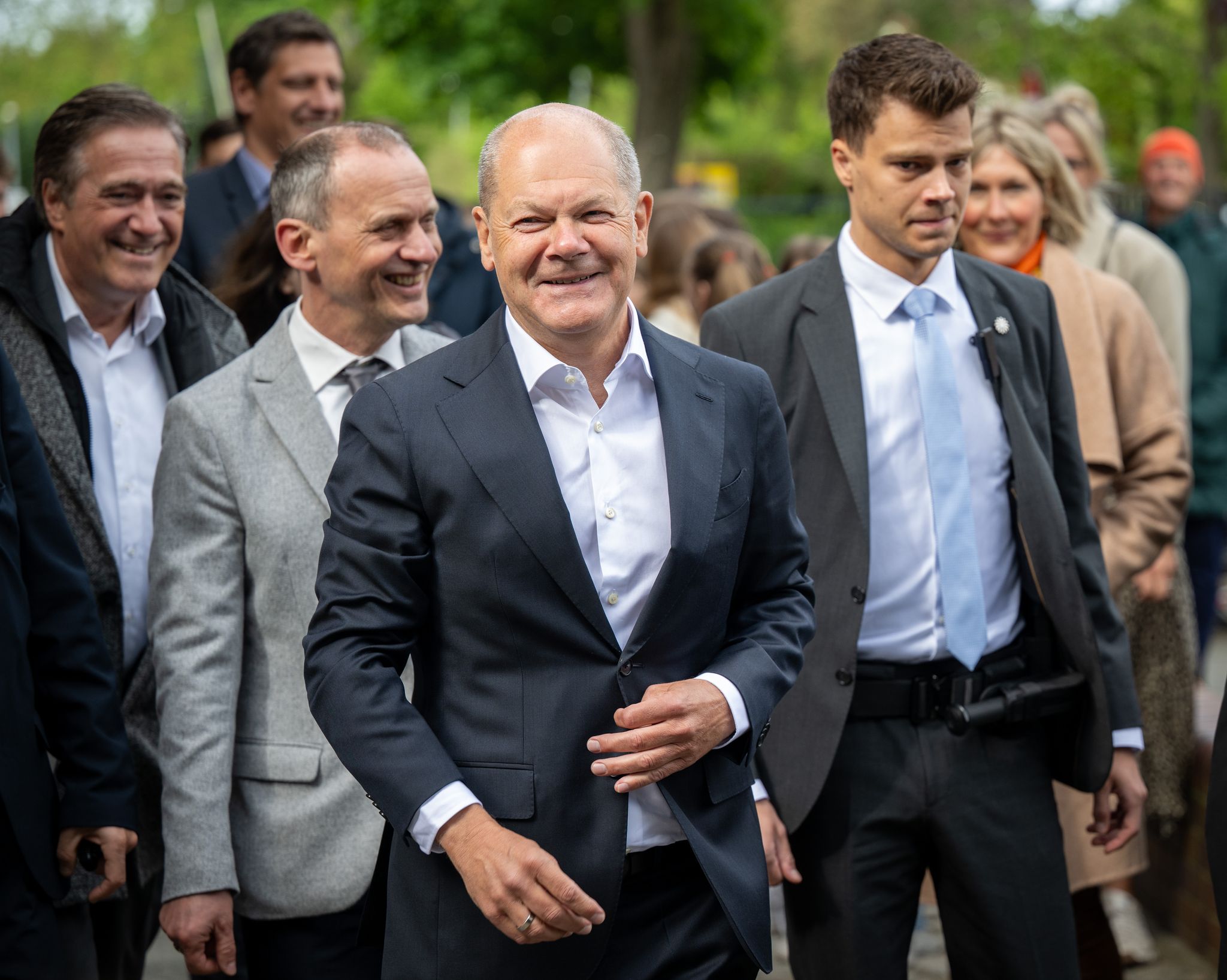 Bundeskanzler Olaf Scholz will ein zurückhaltender Ex-Kanzler sein.