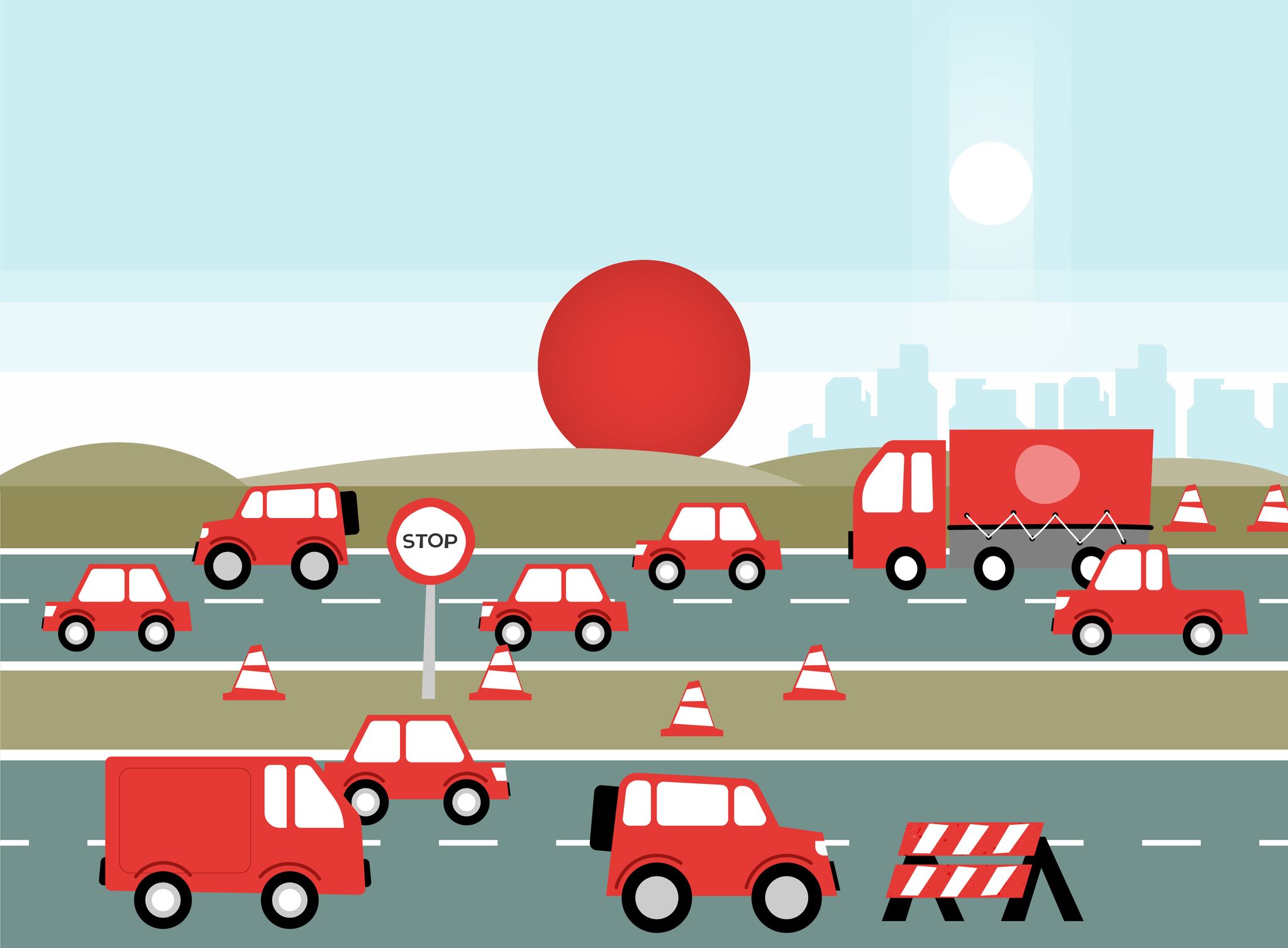 Start in ein langes Wochenende: Rund um Christi Himmelfahrt drohen volle Straßen und lange Staus.