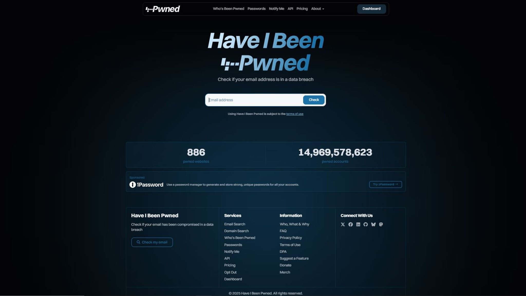 «Haveibeenpwned.com» hat einen neuen Look und neue Funktionen bekommen - das Grundprinzip ist aber das alte geblieben: zum Prüfen einfach die eigene E-Mail-Adresse eingeben.