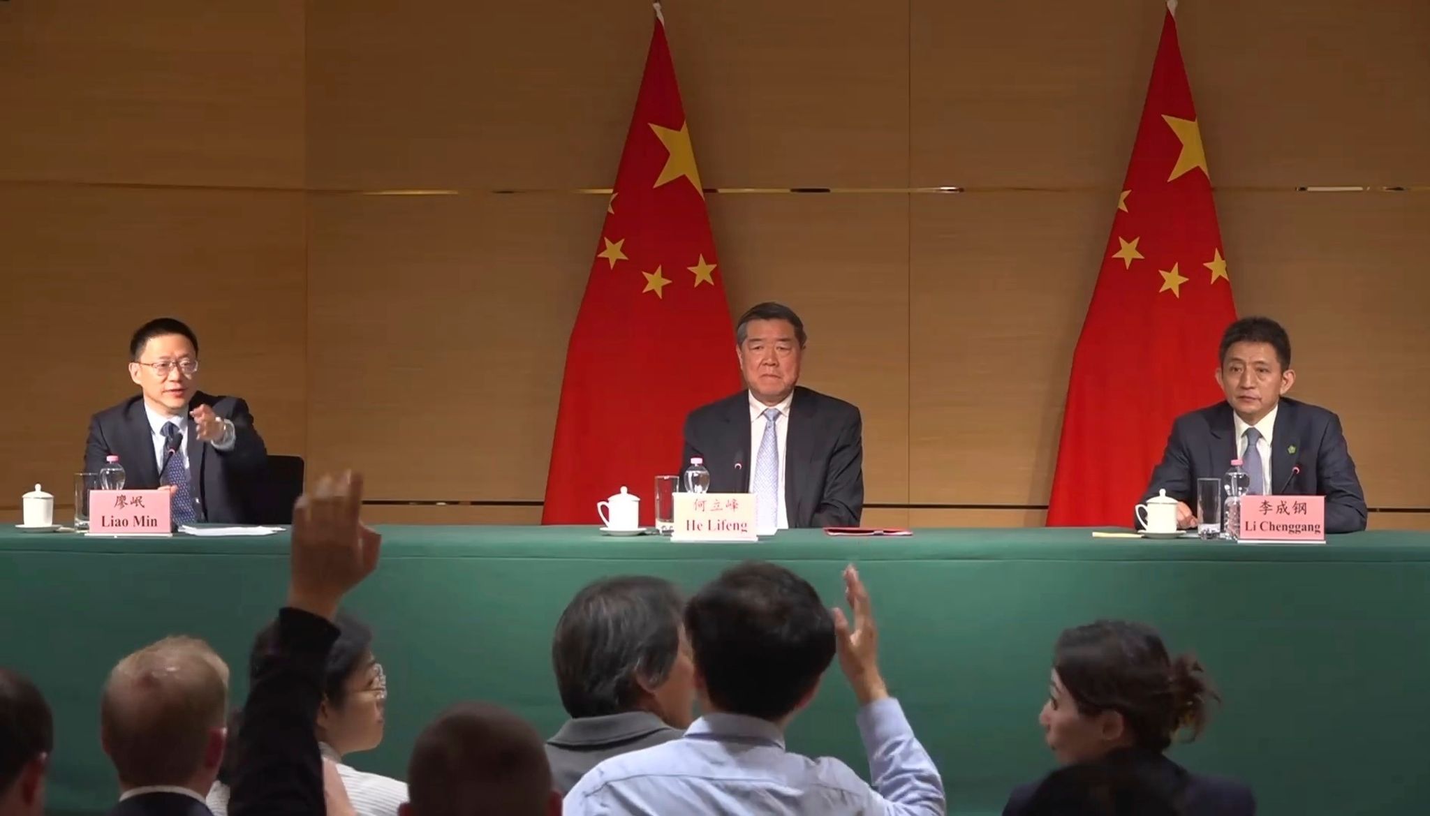 Chinas Delegation zeigte sich bereit, weiter mit den USA zu verhandeln.