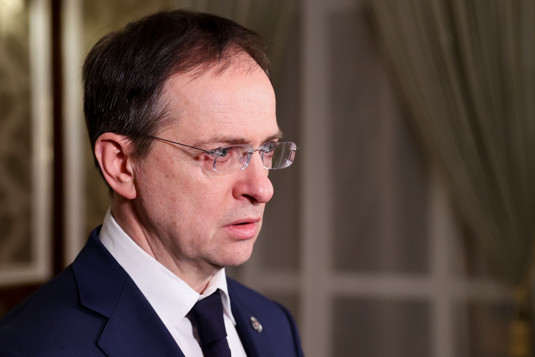 Wladimir Medinski ist als Berater des russischen Präsidenten Wladimir Putin in Ukraine-Verhandlungen ein bekanntes Gesicht. (Archivbild)