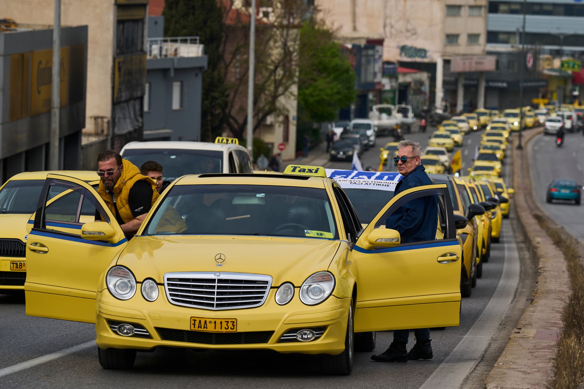 Zwei Tage lang keine Taxis in Athen - für Touristen und Einheimische ein großes Problem. (Archivbild)