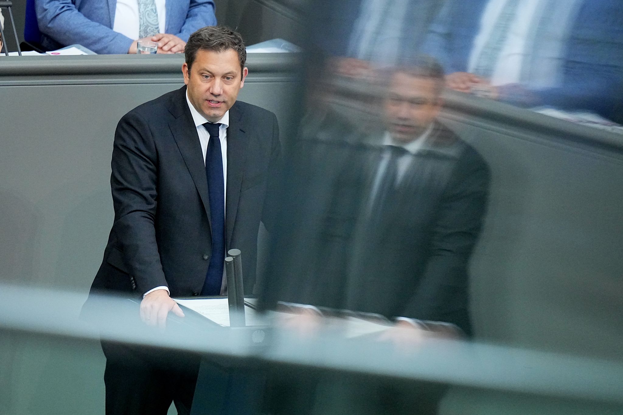 Vizekanzler Lars Klingbeil im Bundestag