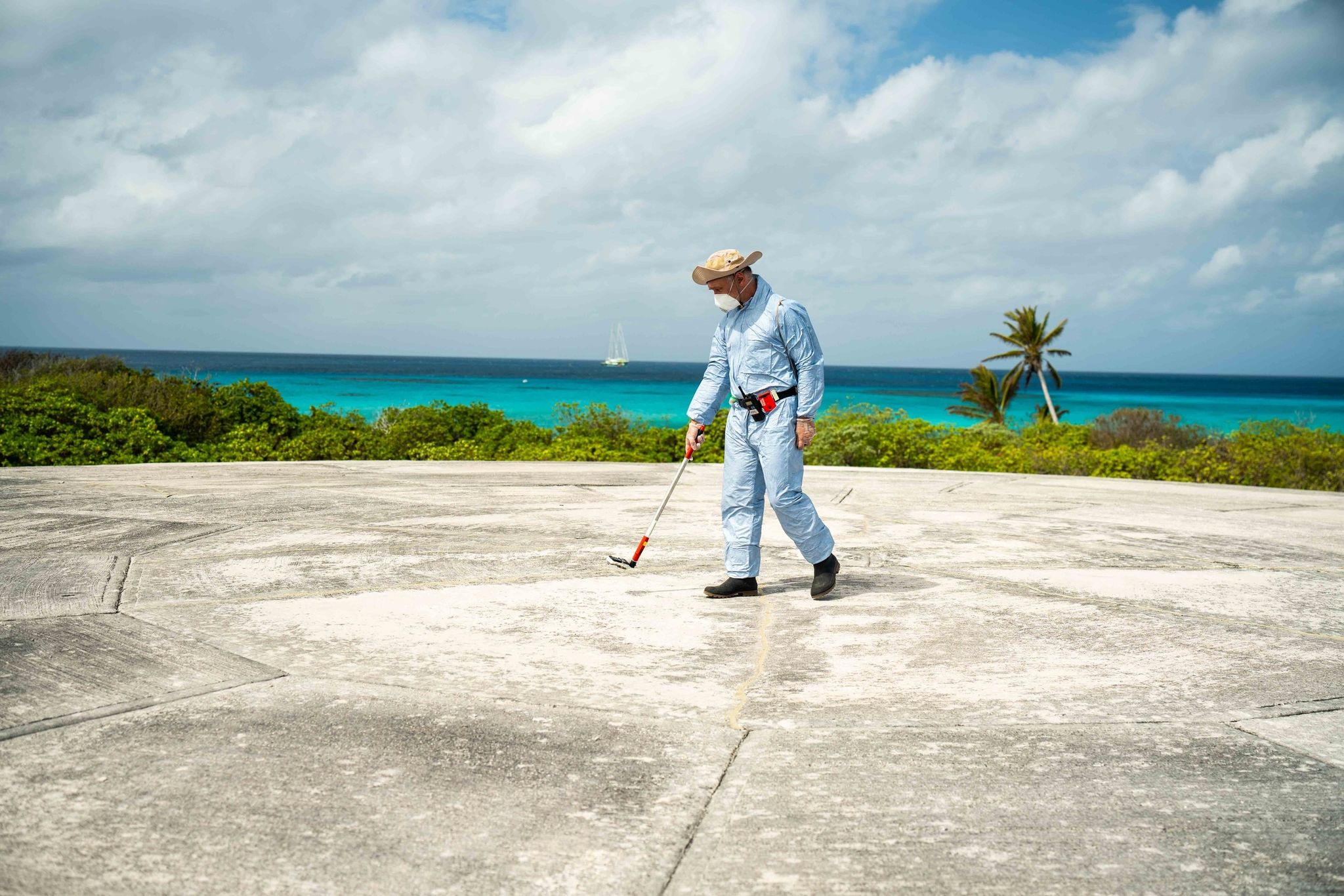 Strahlenexperten von Greenpeace sammelten kürzlich auf den Marshallinseln neue Daten.