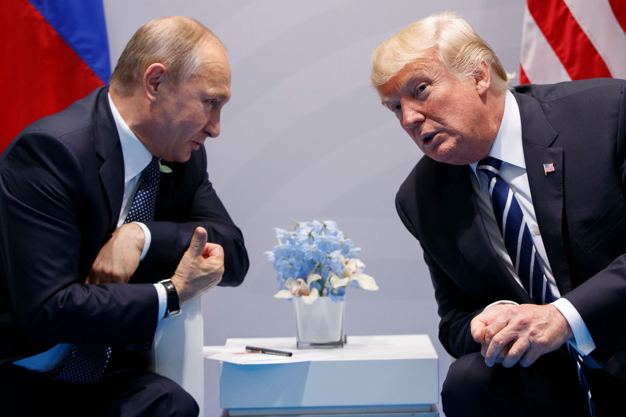Trump und Putin tauschten sich heute aus - nicht persönlich, aber am Telefon. (Archivbild)