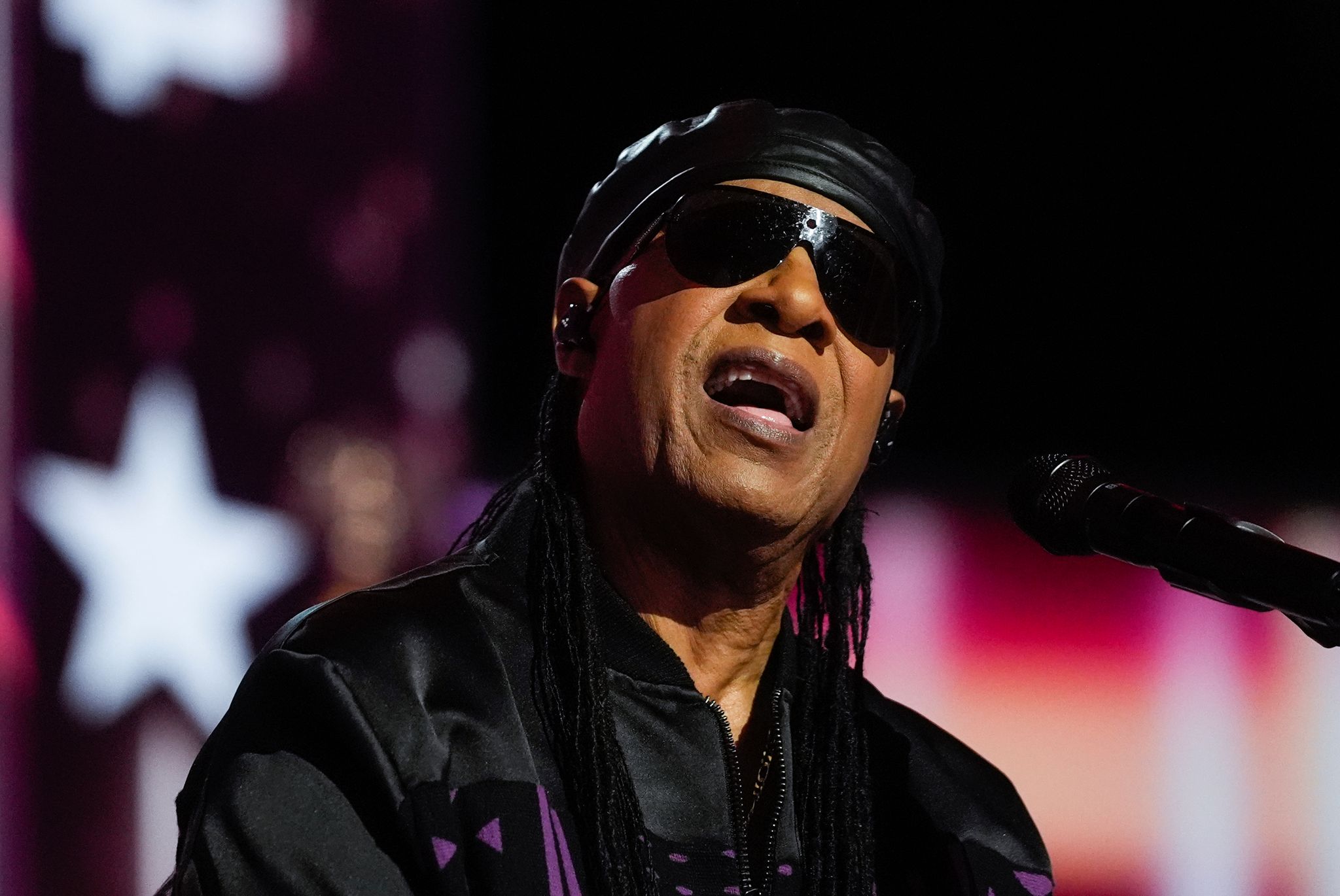 Noch immer auf der Bühne: Stevie Wonder