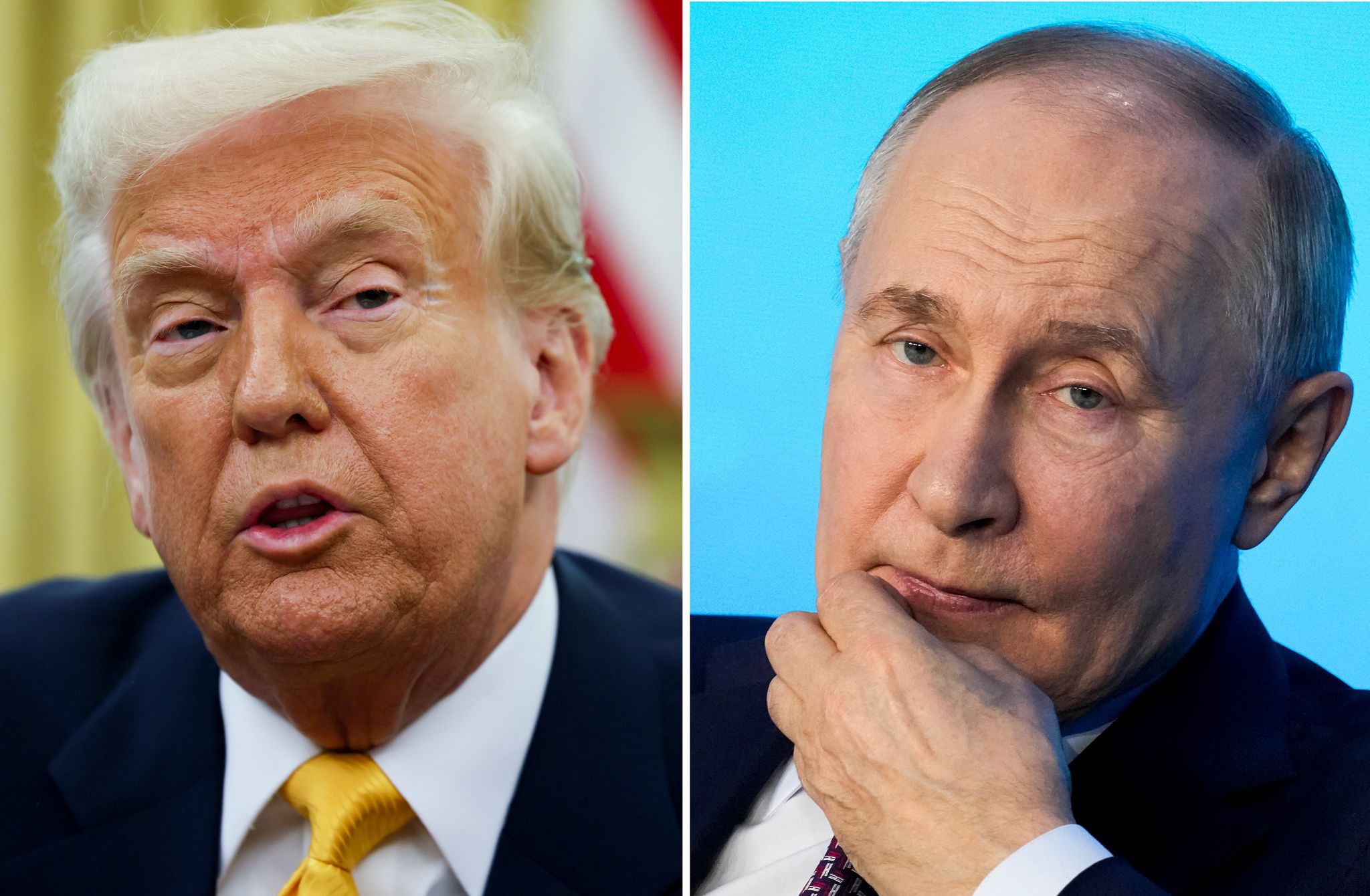 Donald Trump und Wladimir Putin wollen sich erneut per Telefon direkt austauschen. (Archivbild)