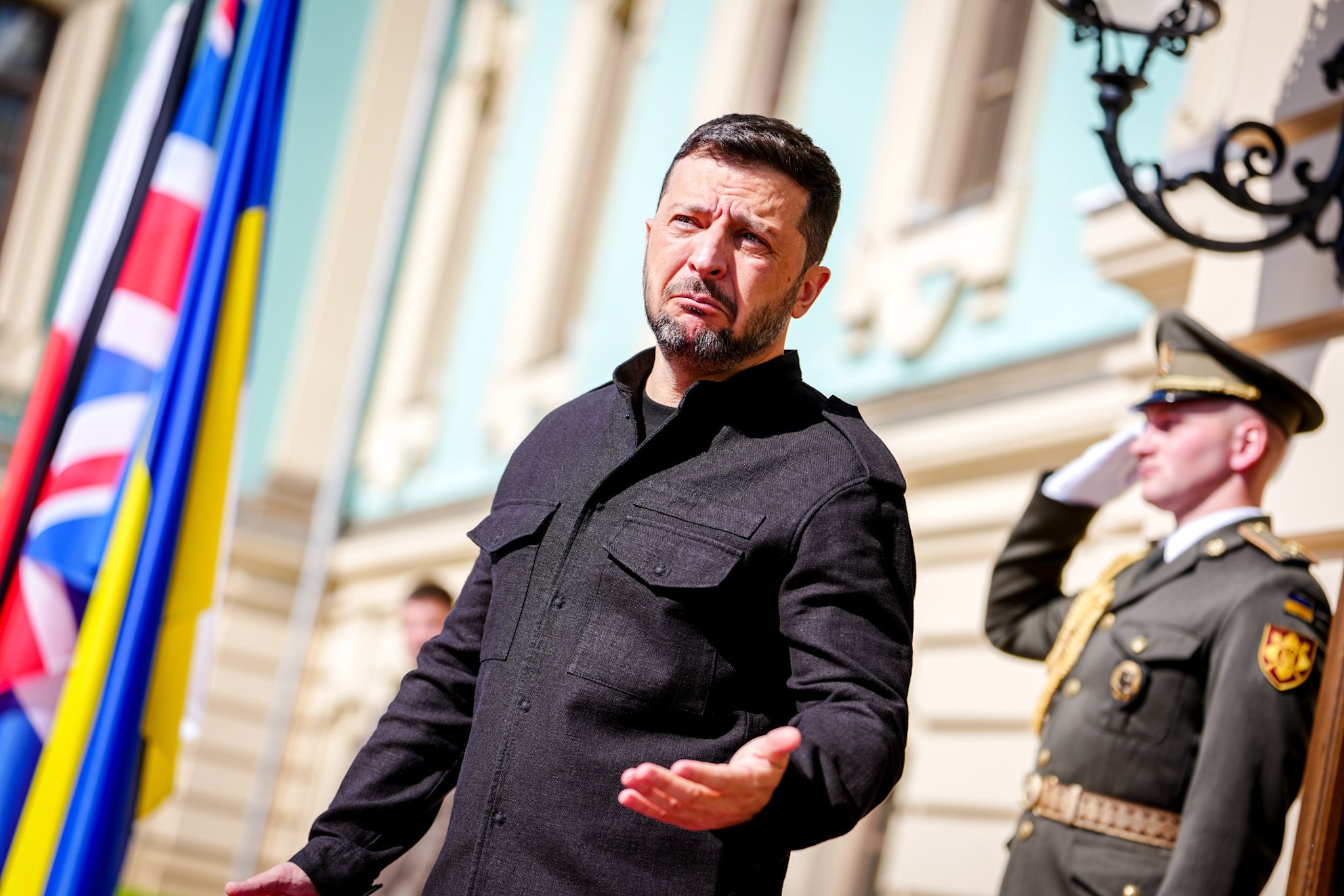 Warten auf eine Waffenruhe. (Archivbild)