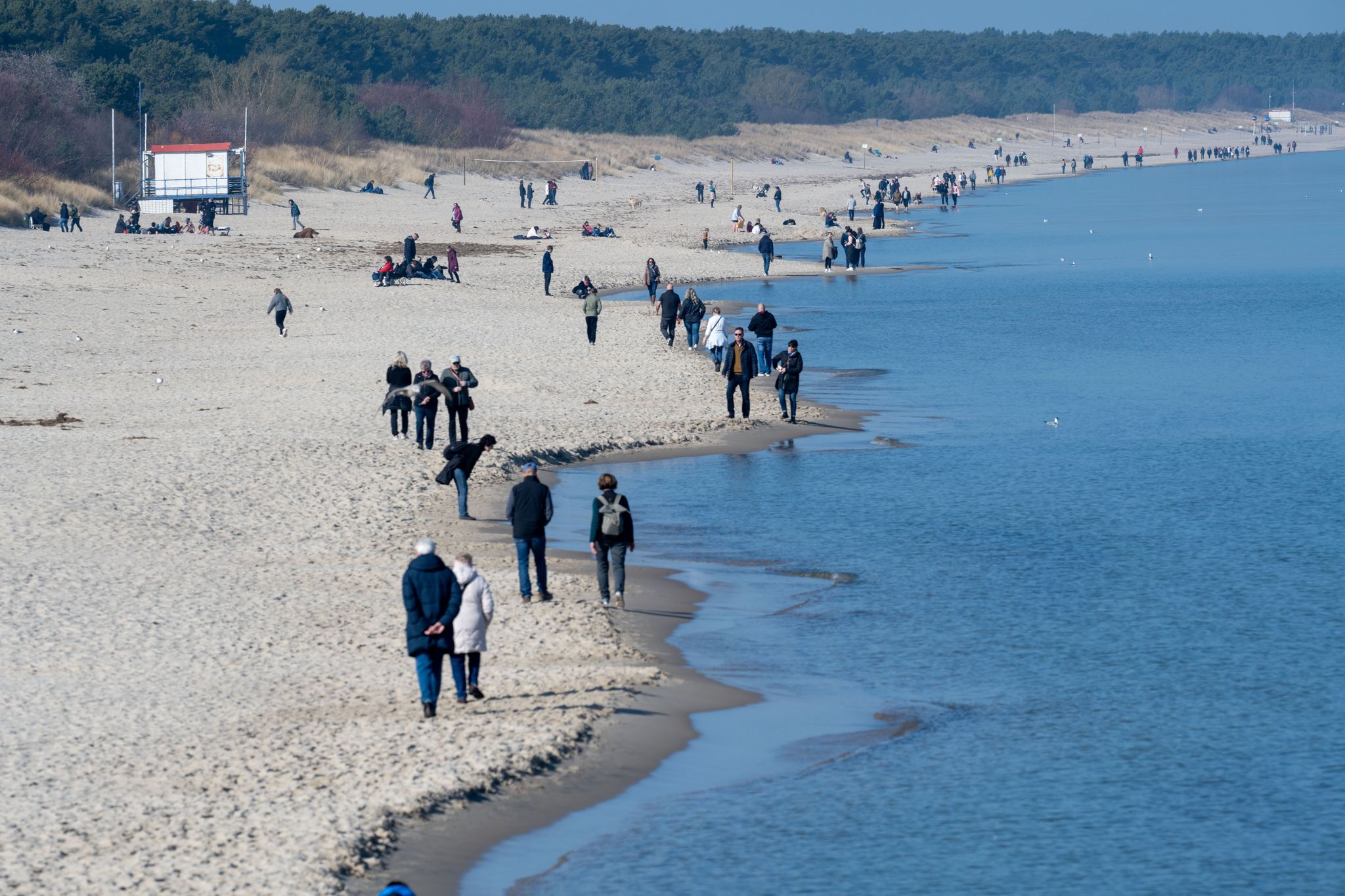 Urlaub an der See spielt im ersten Quartal noch keine große Rolle.
