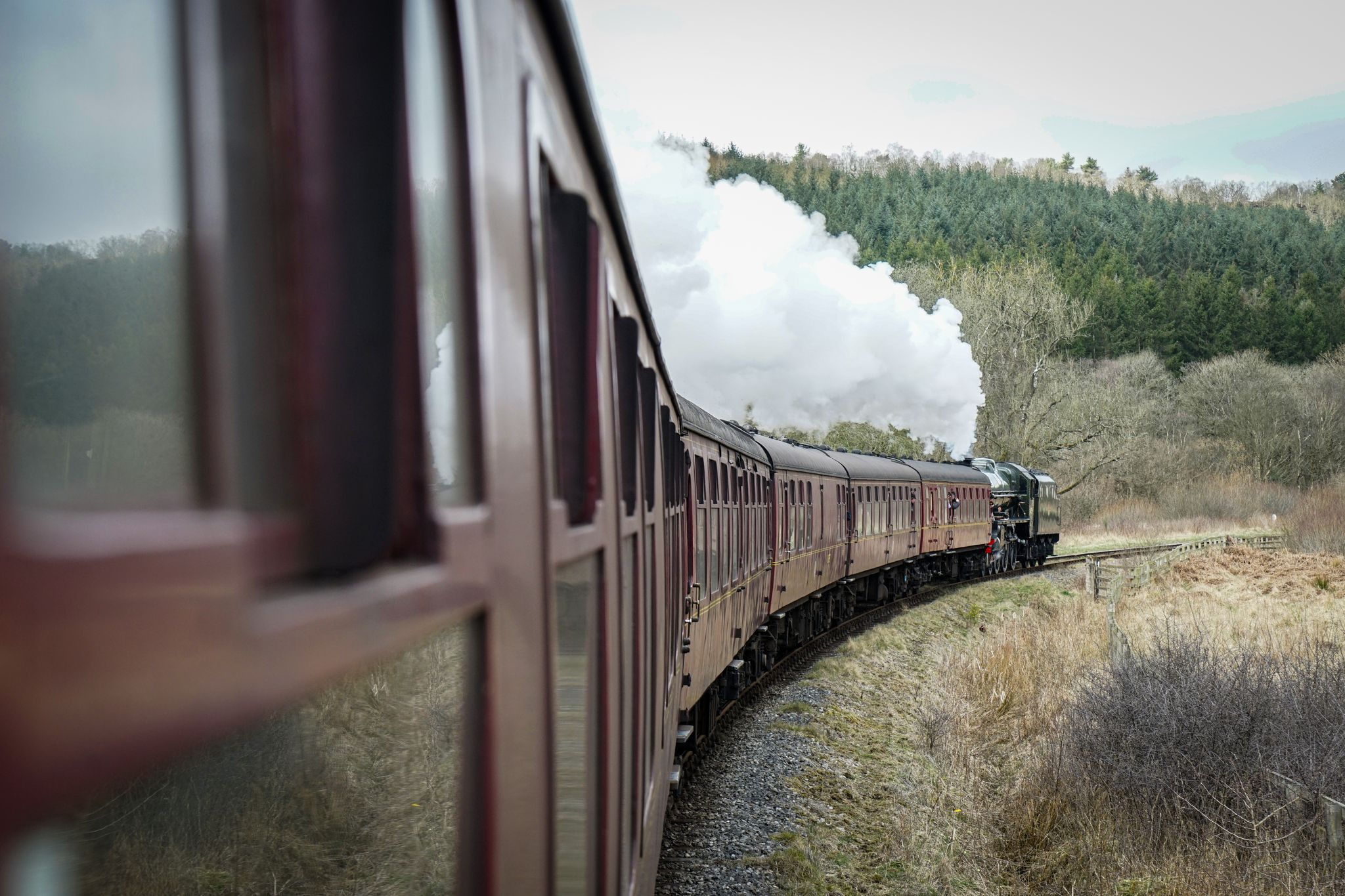 Touristenfahrt unter Dampf: Ab Pickering geht es mit der North Yorkshire Moors Railway, einer Museumsbahn, durch den gleichnamigen Nationalpark.